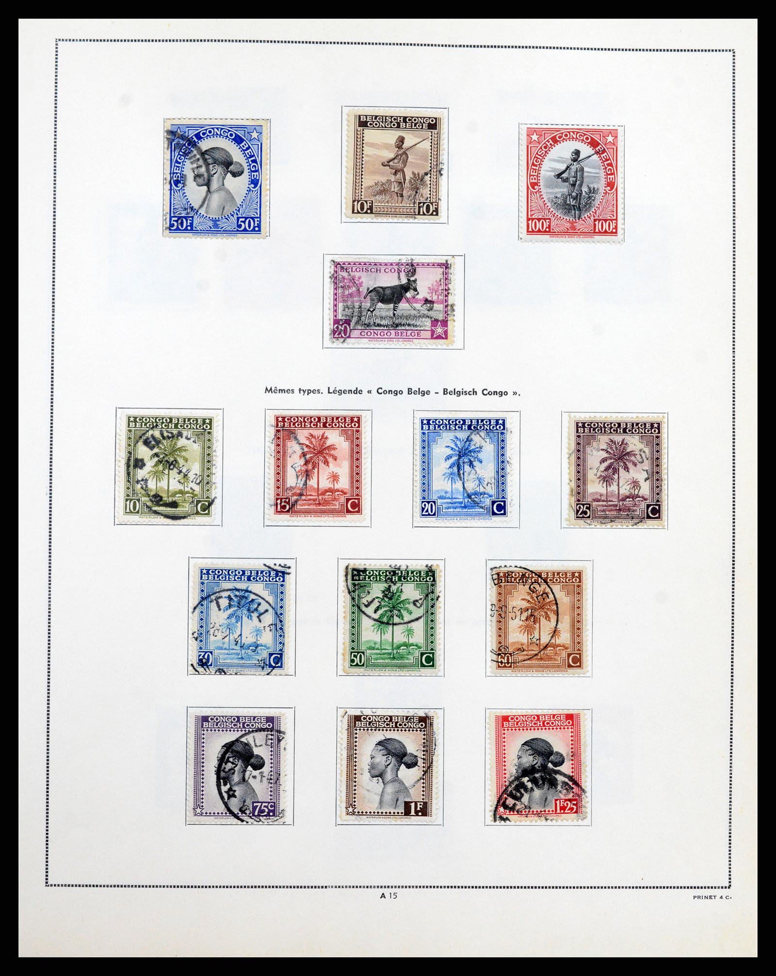 37352 014 - Stamp collection 37352 Belgian Congo 1894-1960.