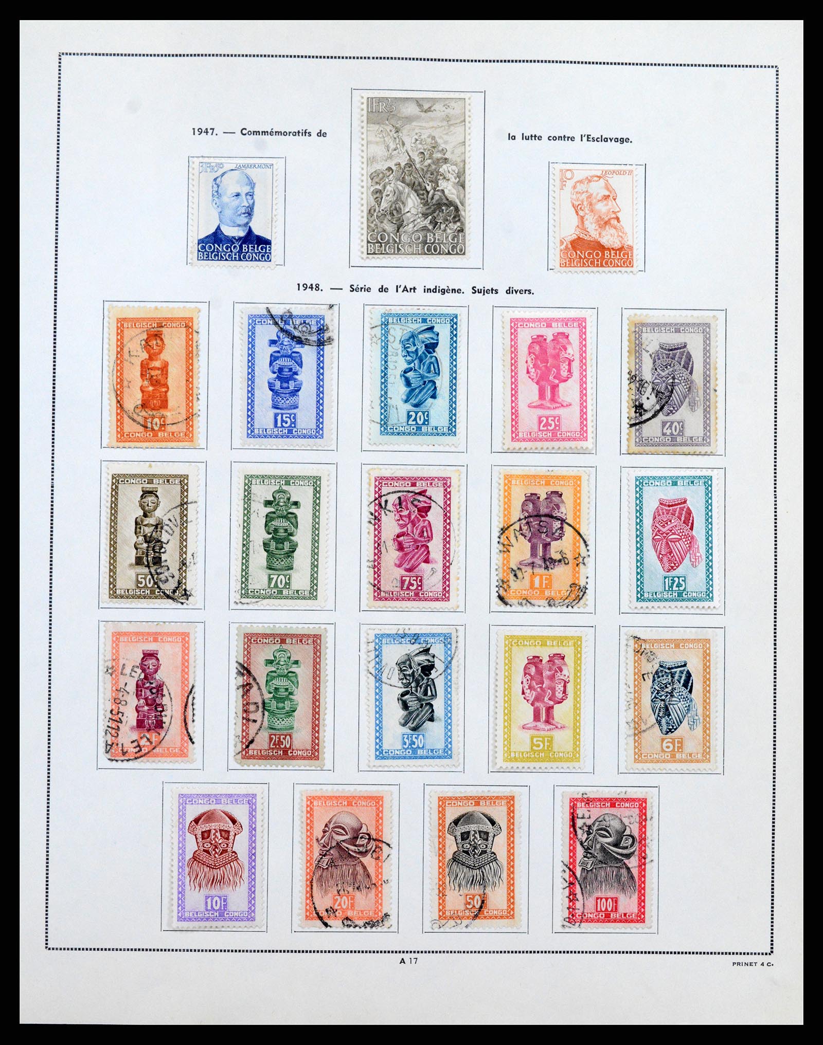 37352 016 - Postzegelverzameling 37352 Belgisch Congo 1894-1960.