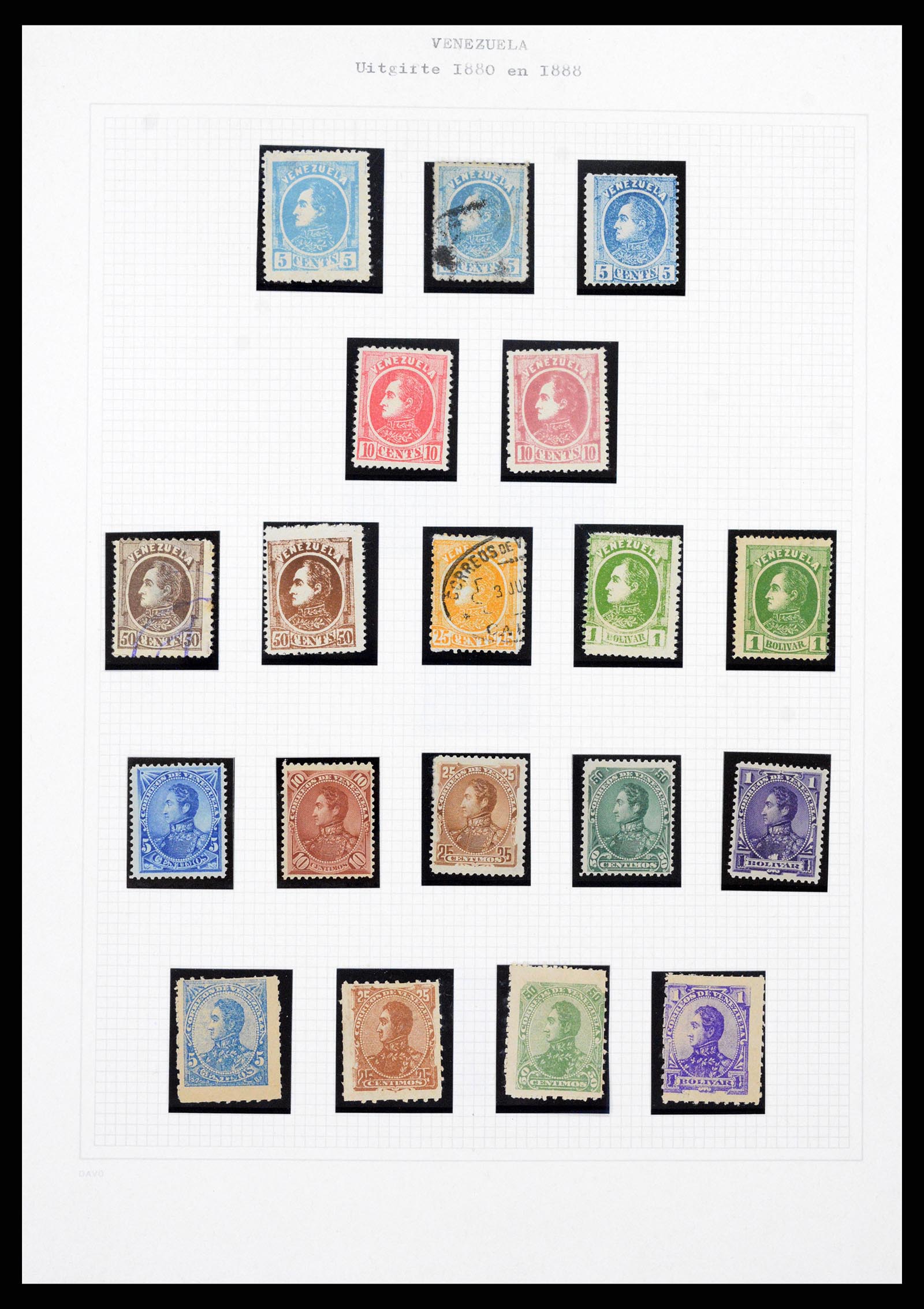 37353 001 - Stamp collection 37353 Venezuela 1880-1960.
