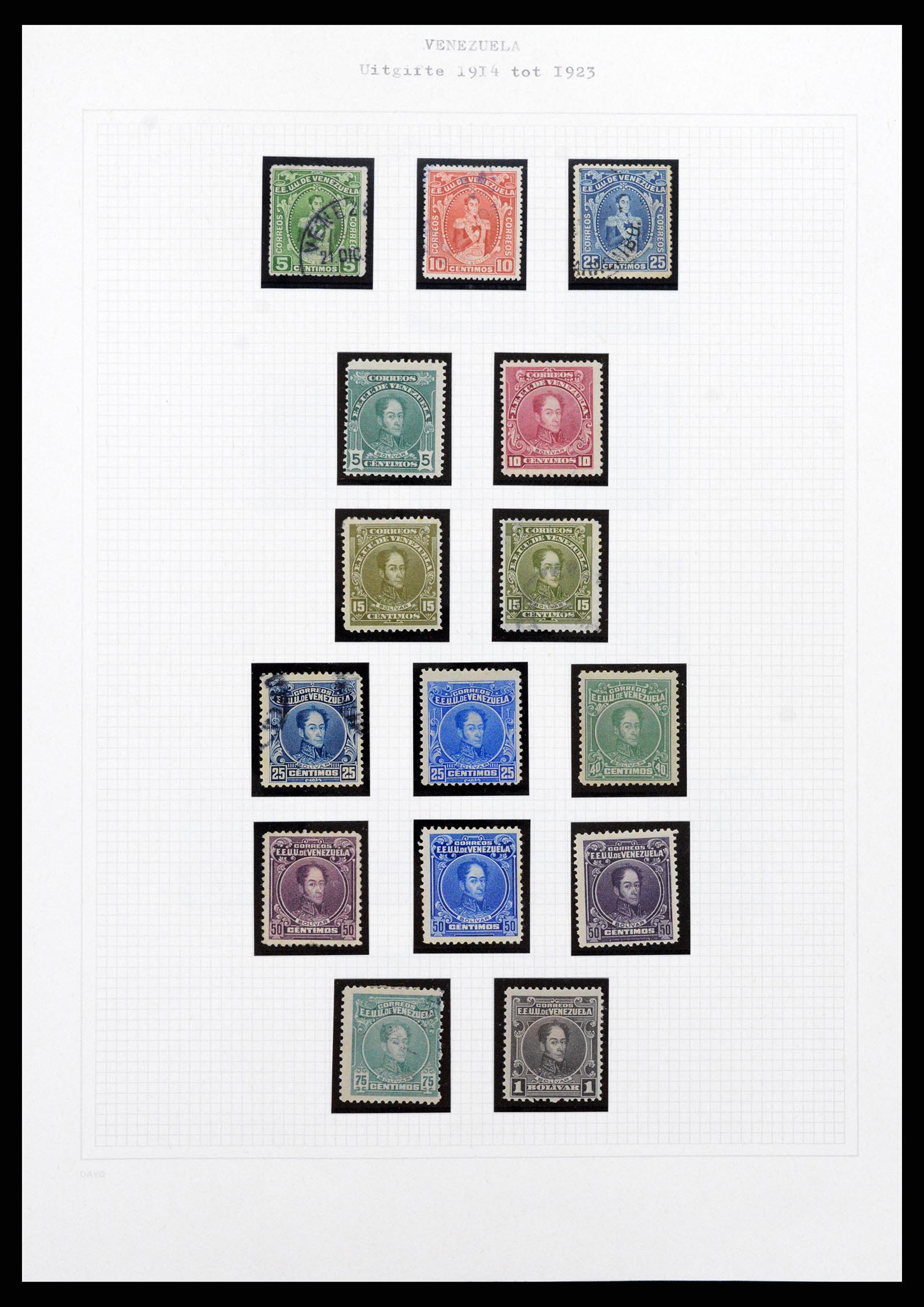 37353 009 - Stamp collection 37353 Venezuela 1880-1960.