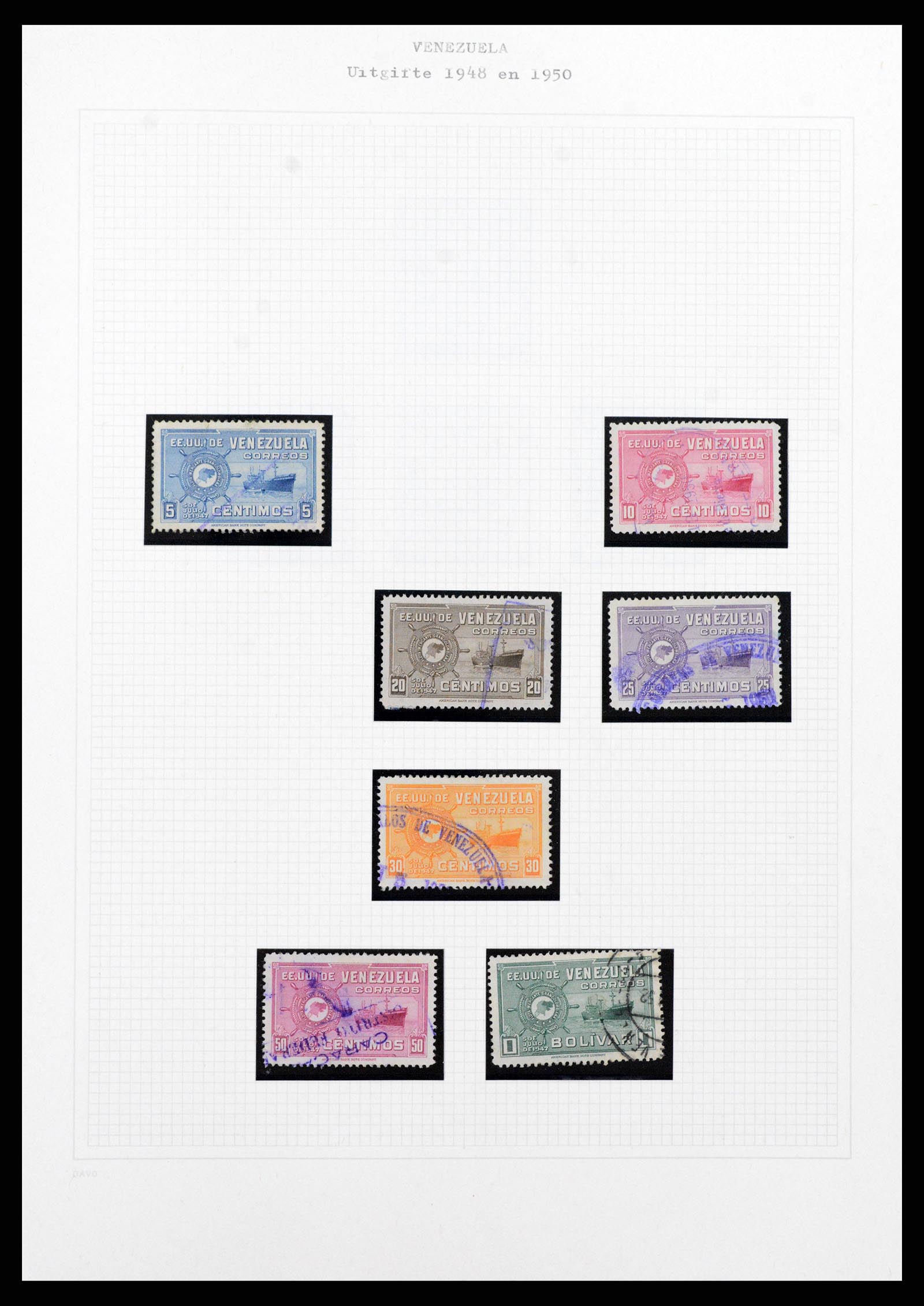 37353 020 - Stamp collection 37353 Venezuela 1880-1960.