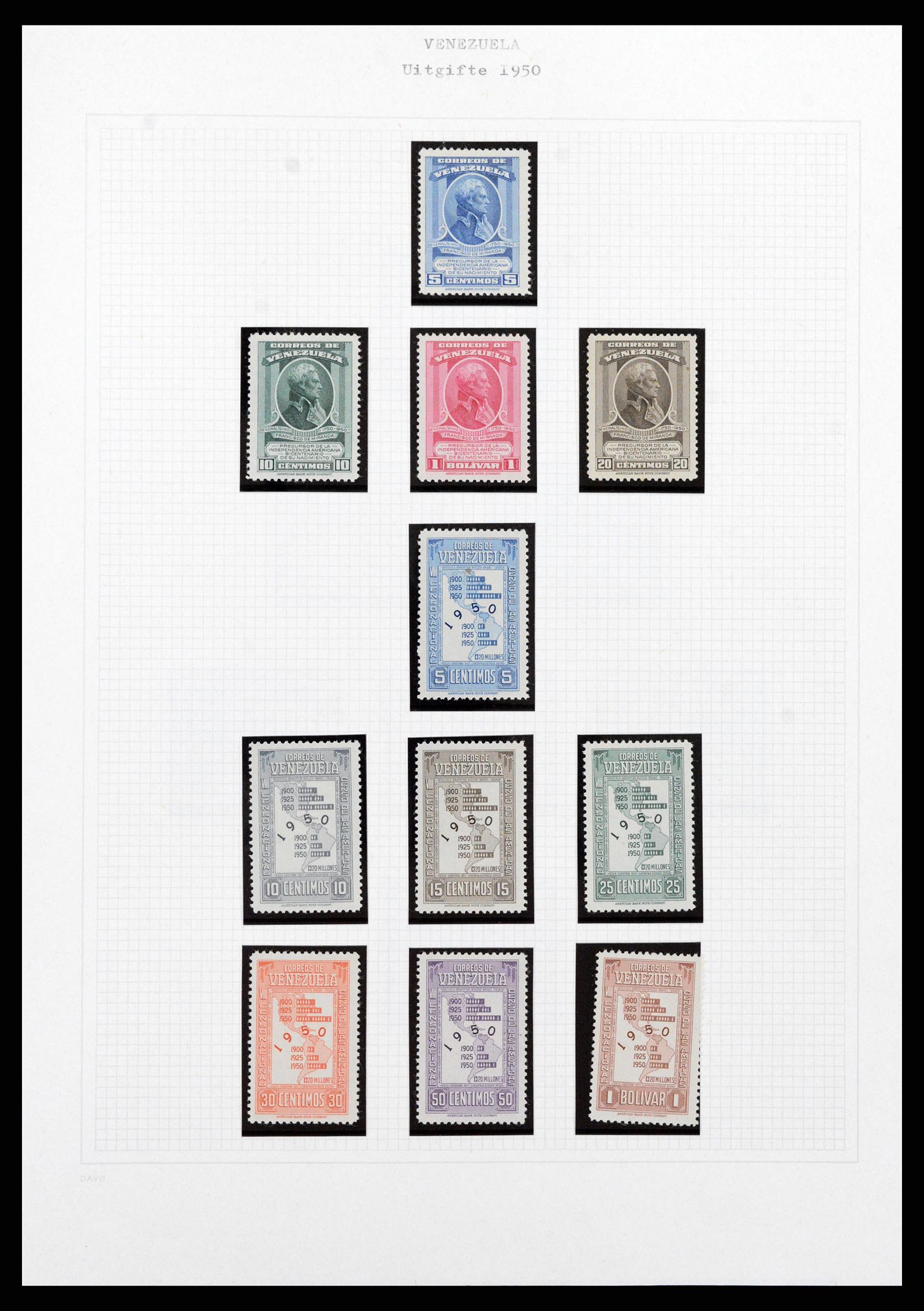 37353 022 - Stamp collection 37353 Venezuela 1880-1960.