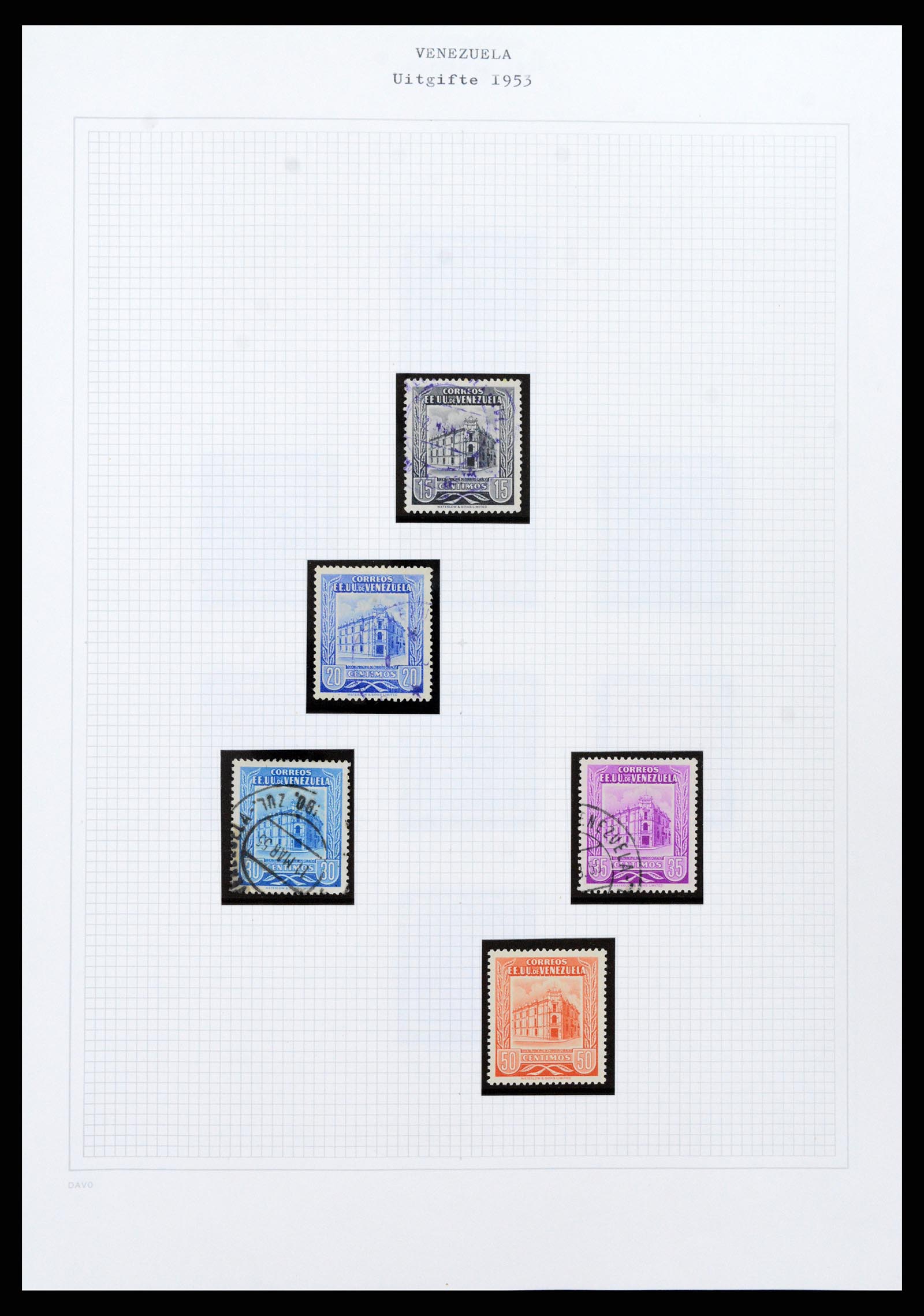 37353 025 - Stamp collection 37353 Venezuela 1880-1960.