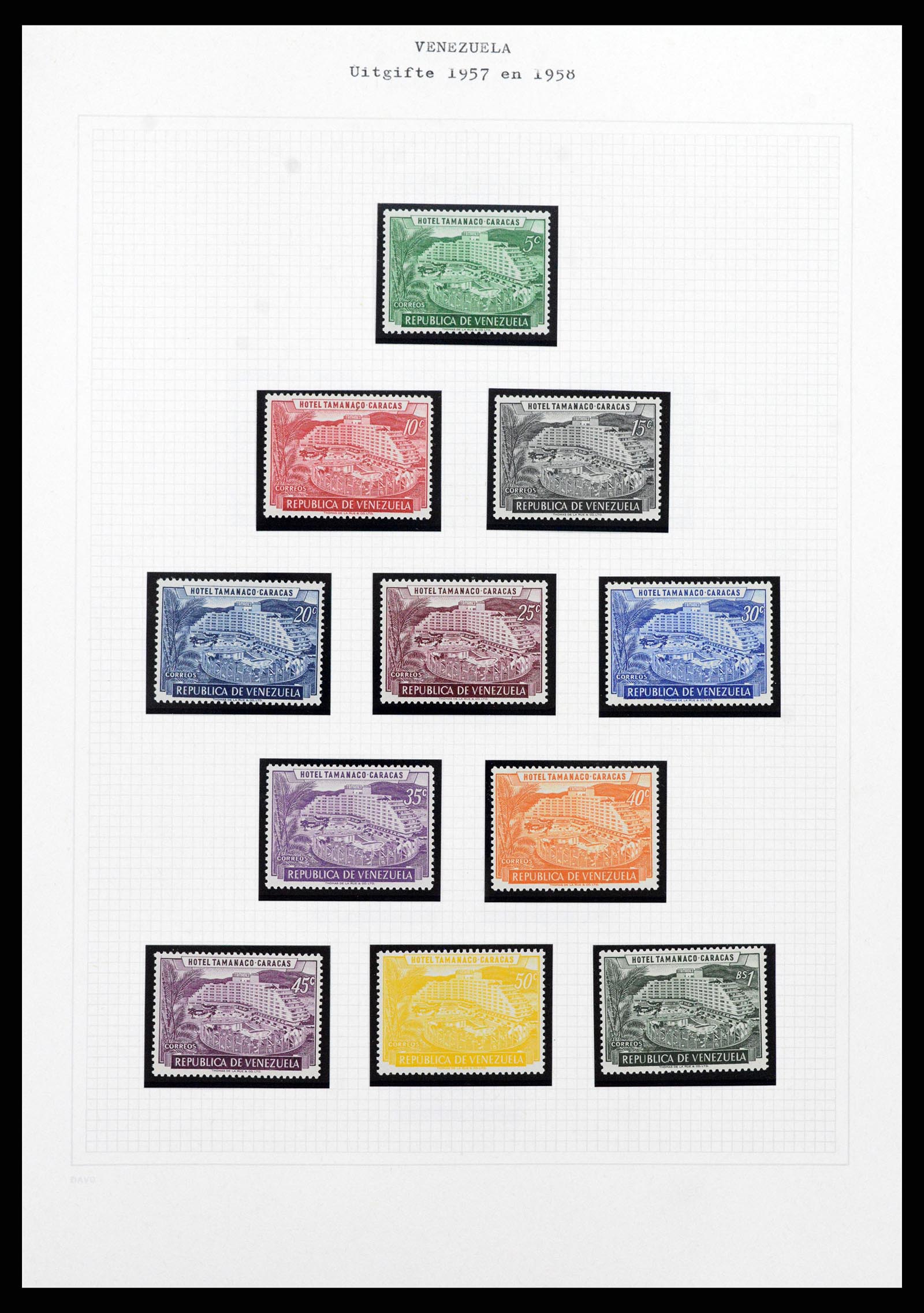 37353 030 - Stamp collection 37353 Venezuela 1880-1960.