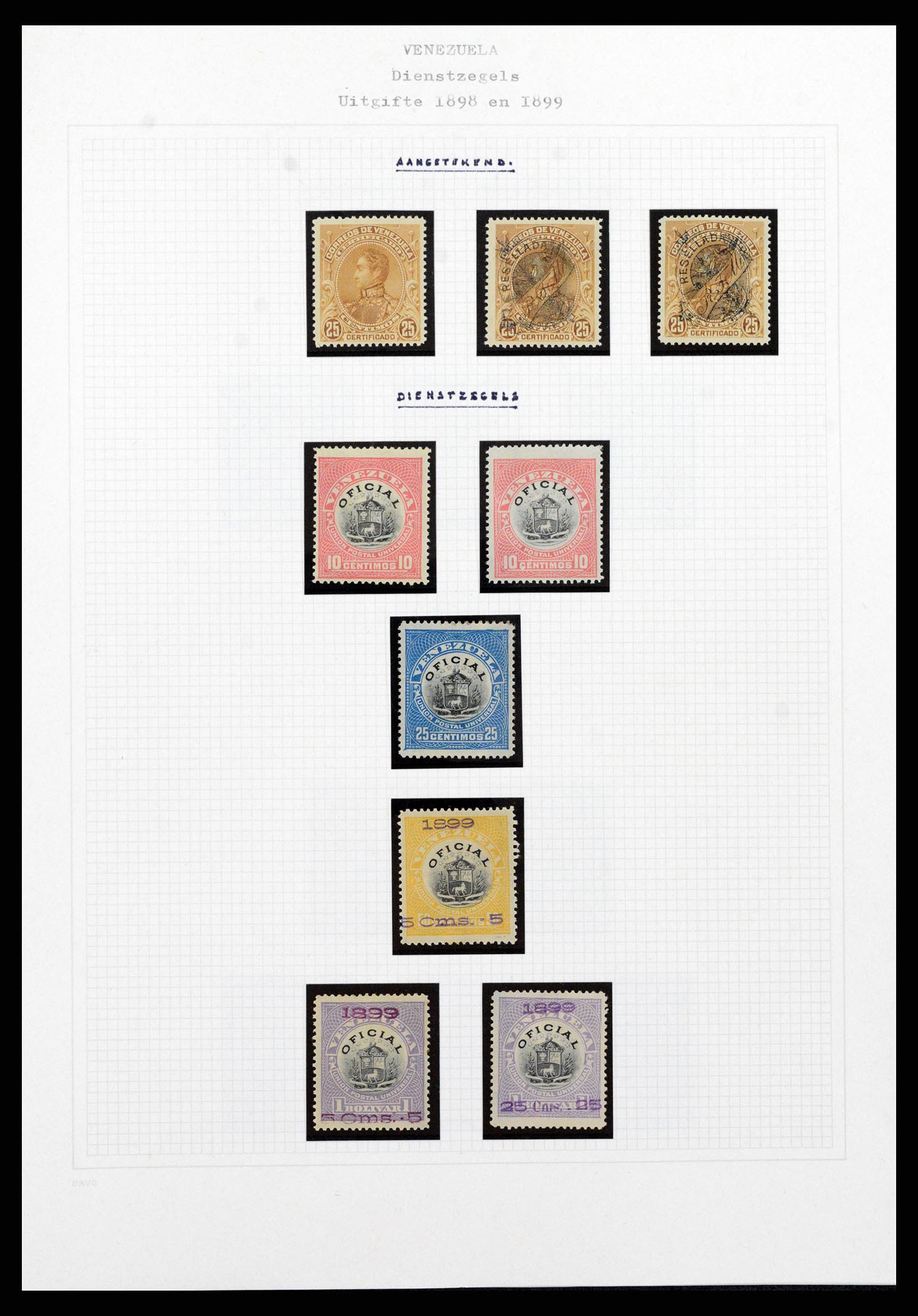 37353 048 - Stamp collection 37353 Venezuela 1880-1960.