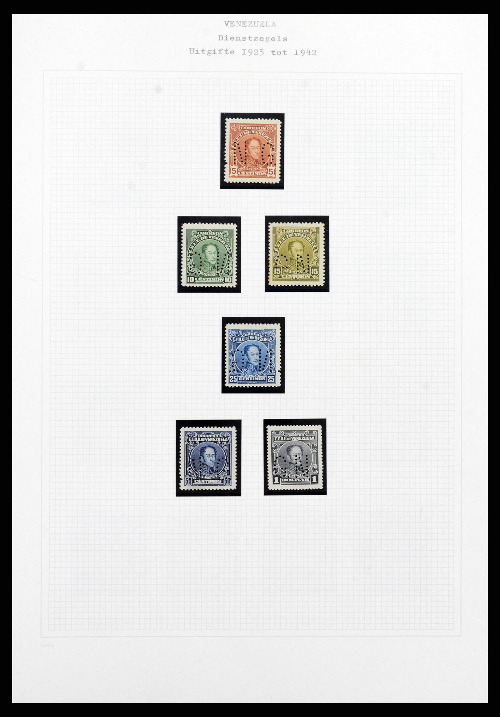 37353 050 - Stamp collection 37353 Venezuela 1880-1960.
