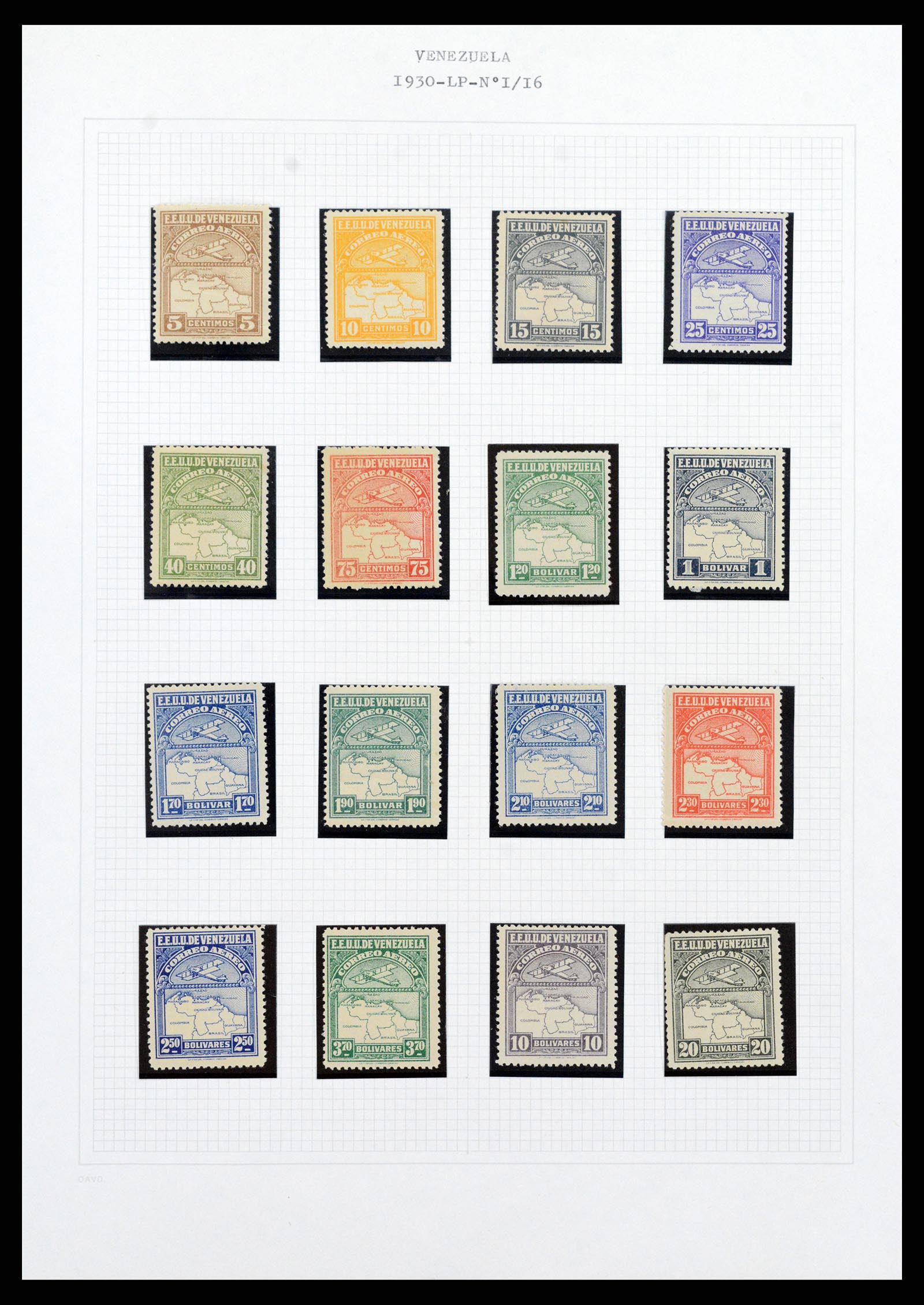 37353 051 - Stamp collection 37353 Venezuela 1880-1960.