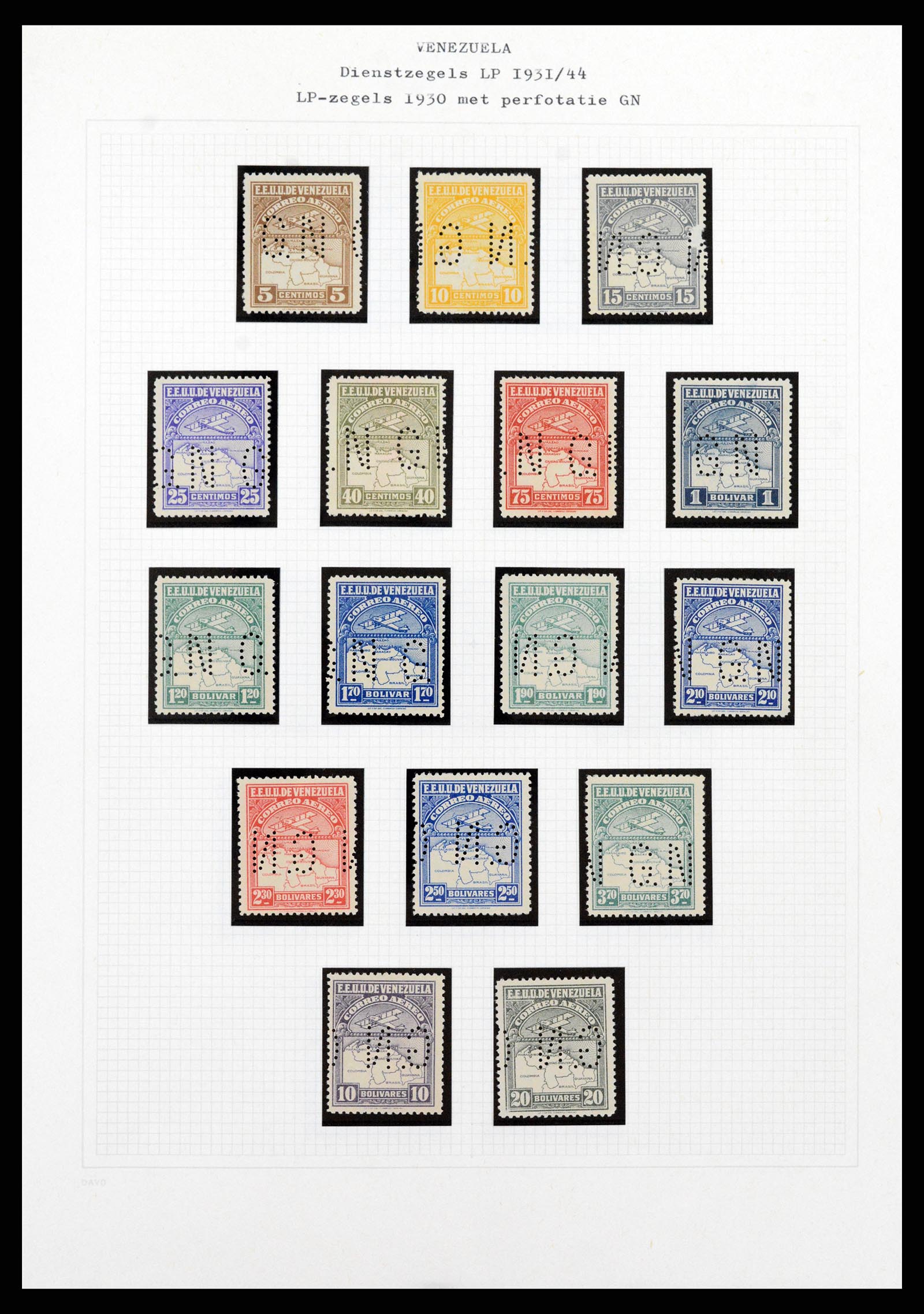 37353 052 - Stamp collection 37353 Venezuela 1880-1960.