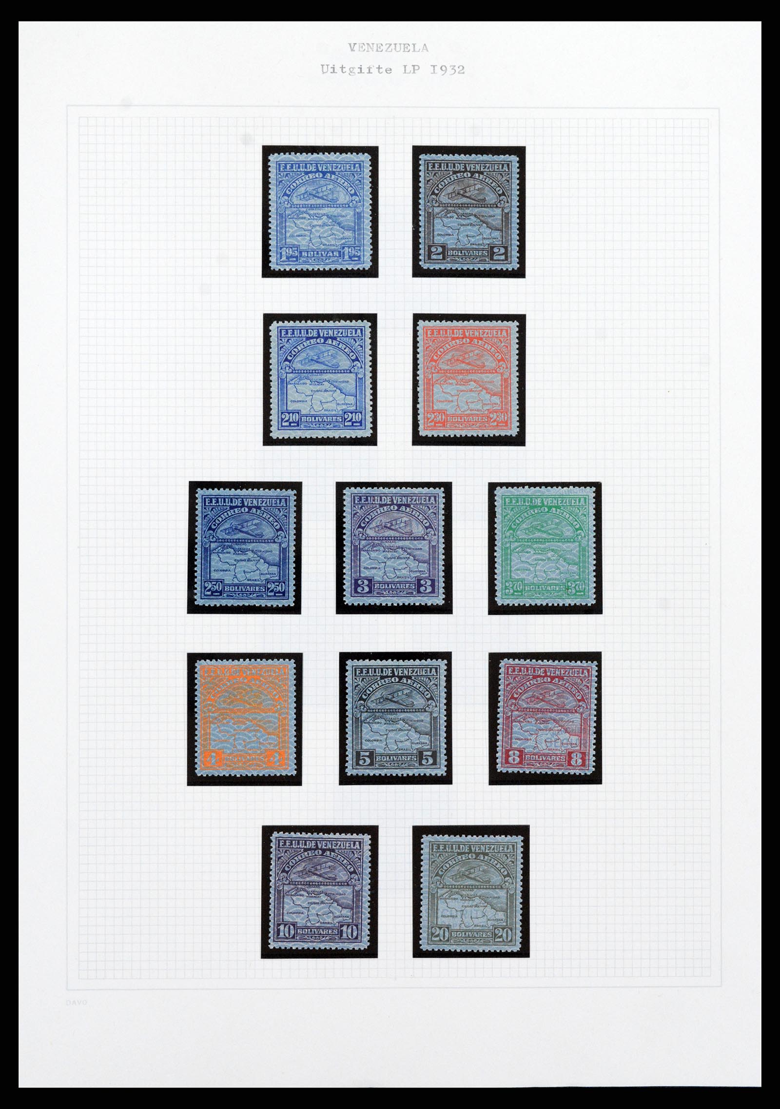 37353 054 - Stamp collection 37353 Venezuela 1880-1960.