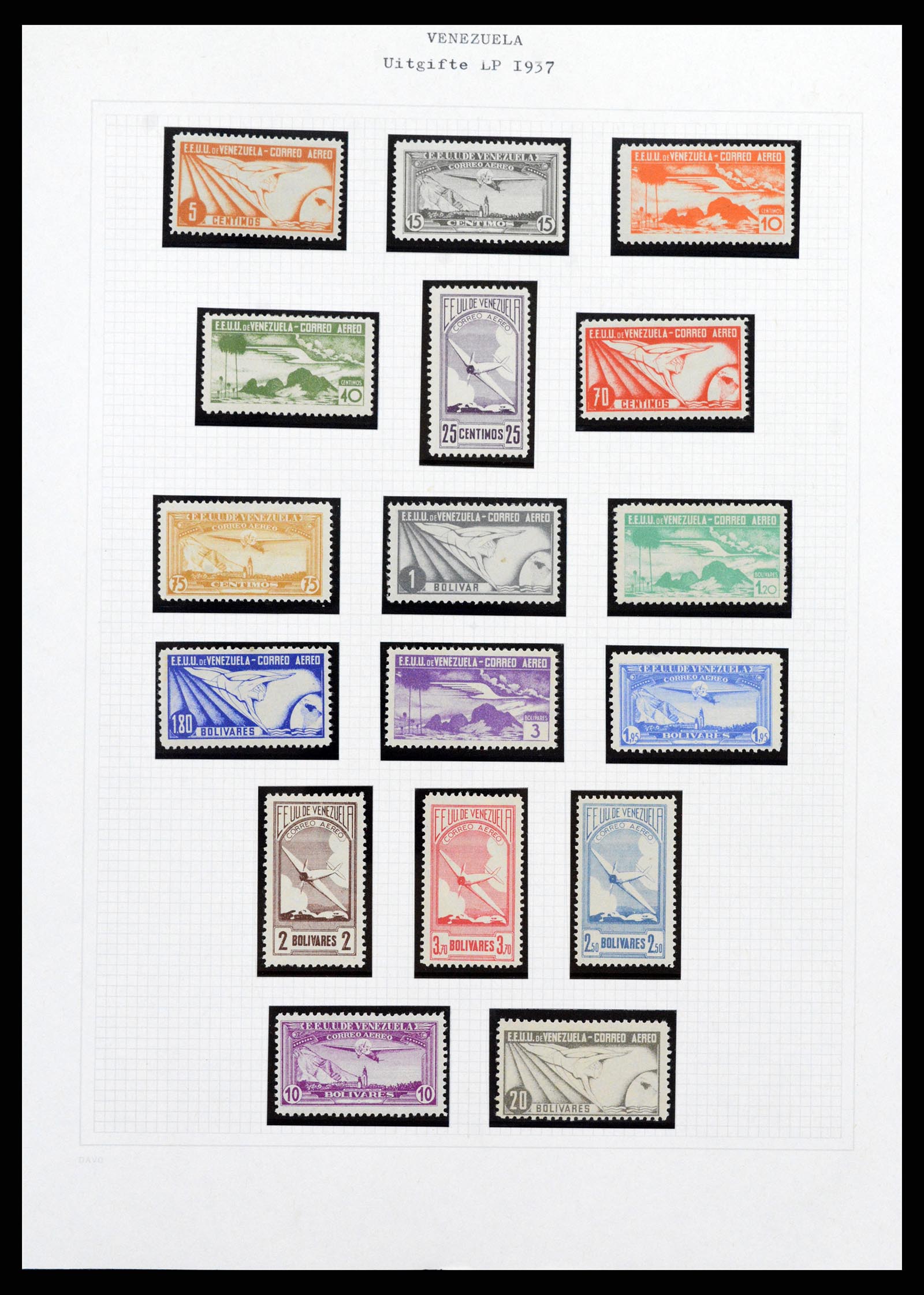37353 056 - Stamp collection 37353 Venezuela 1880-1960.