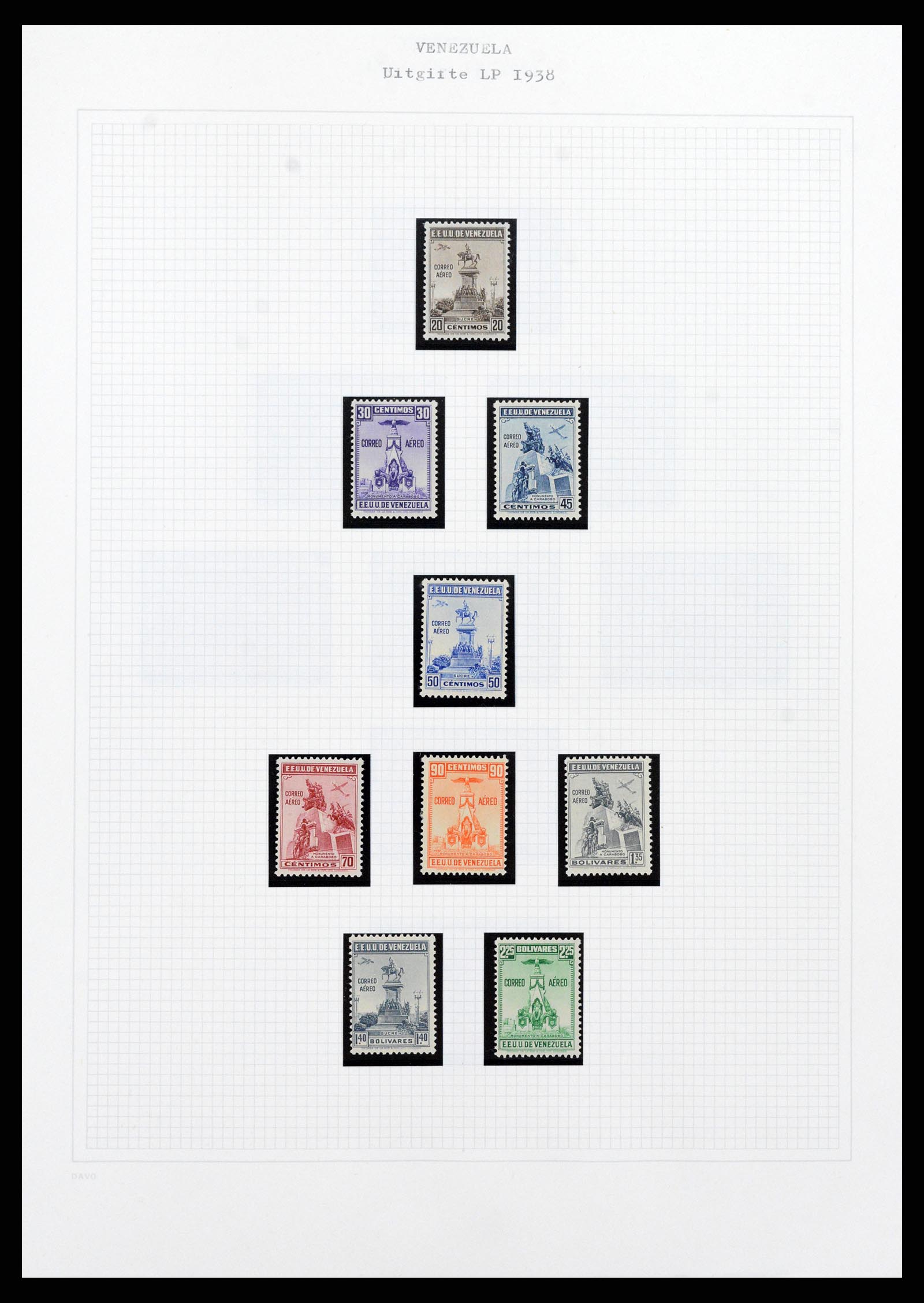 37353 061 - Stamp collection 37353 Venezuela 1880-1960.