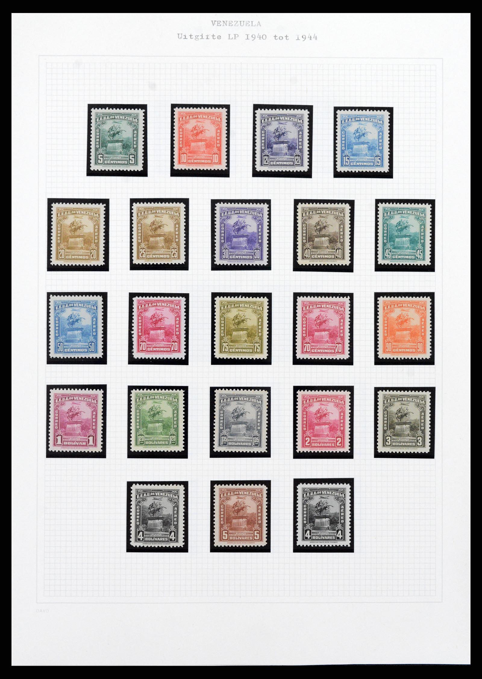 37353 063 - Stamp collection 37353 Venezuela 1880-1960.