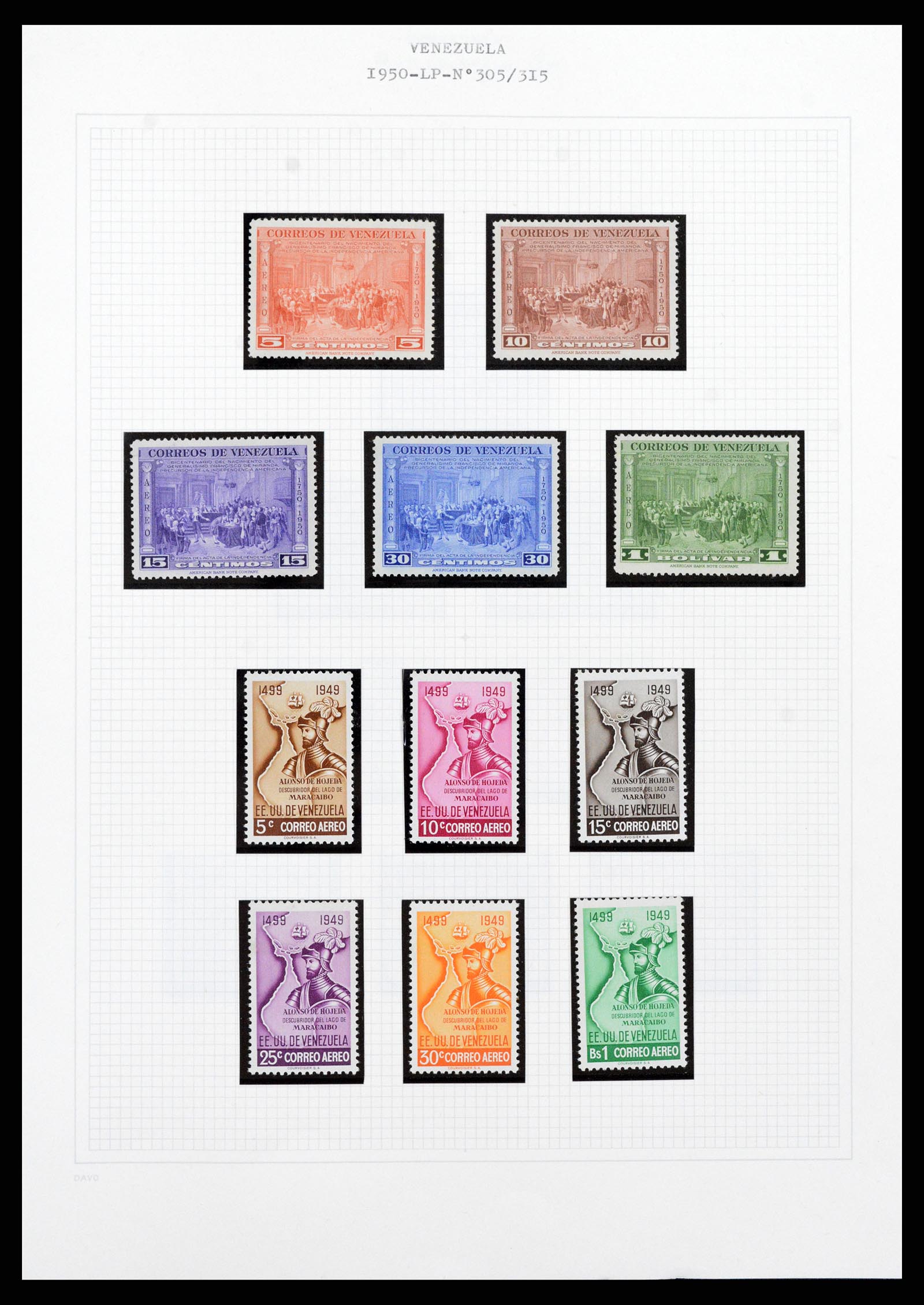 37353 074 - Stamp collection 37353 Venezuela 1880-1960.