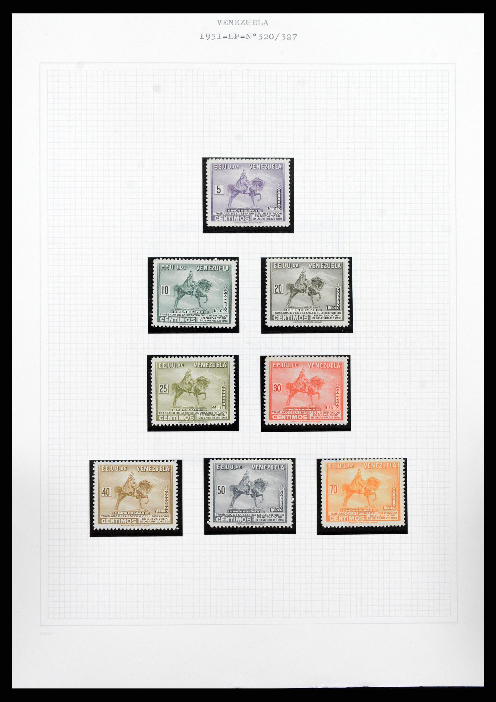 37353 075 - Stamp collection 37353 Venezuela 1880-1960.