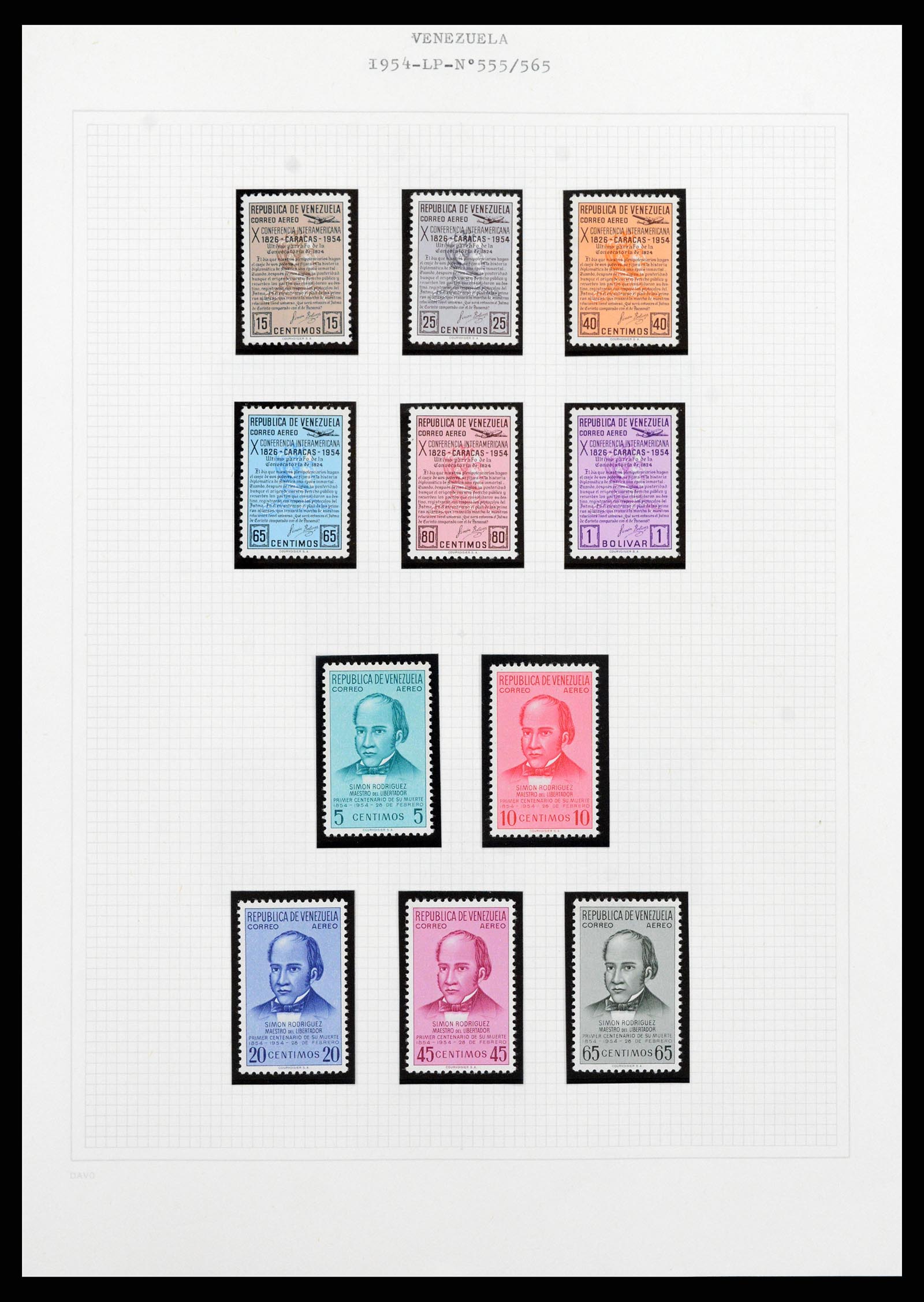 37353 087 - Stamp collection 37353 Venezuela 1880-1960.