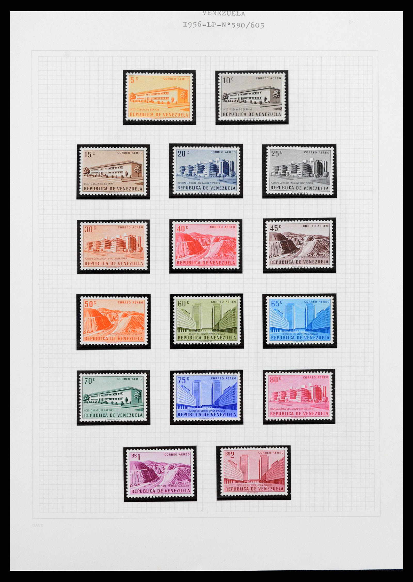 37353 090 - Stamp collection 37353 Venezuela 1880-1960.