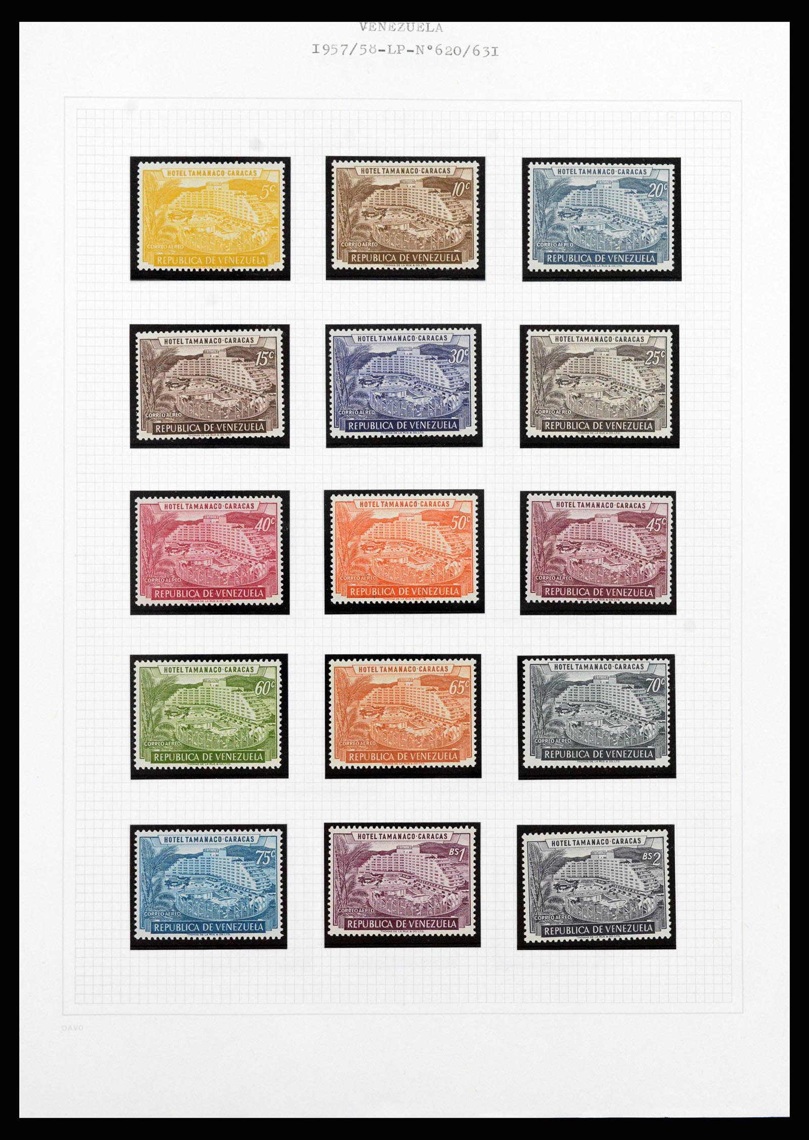 37353 092 - Stamp collection 37353 Venezuela 1880-1960.