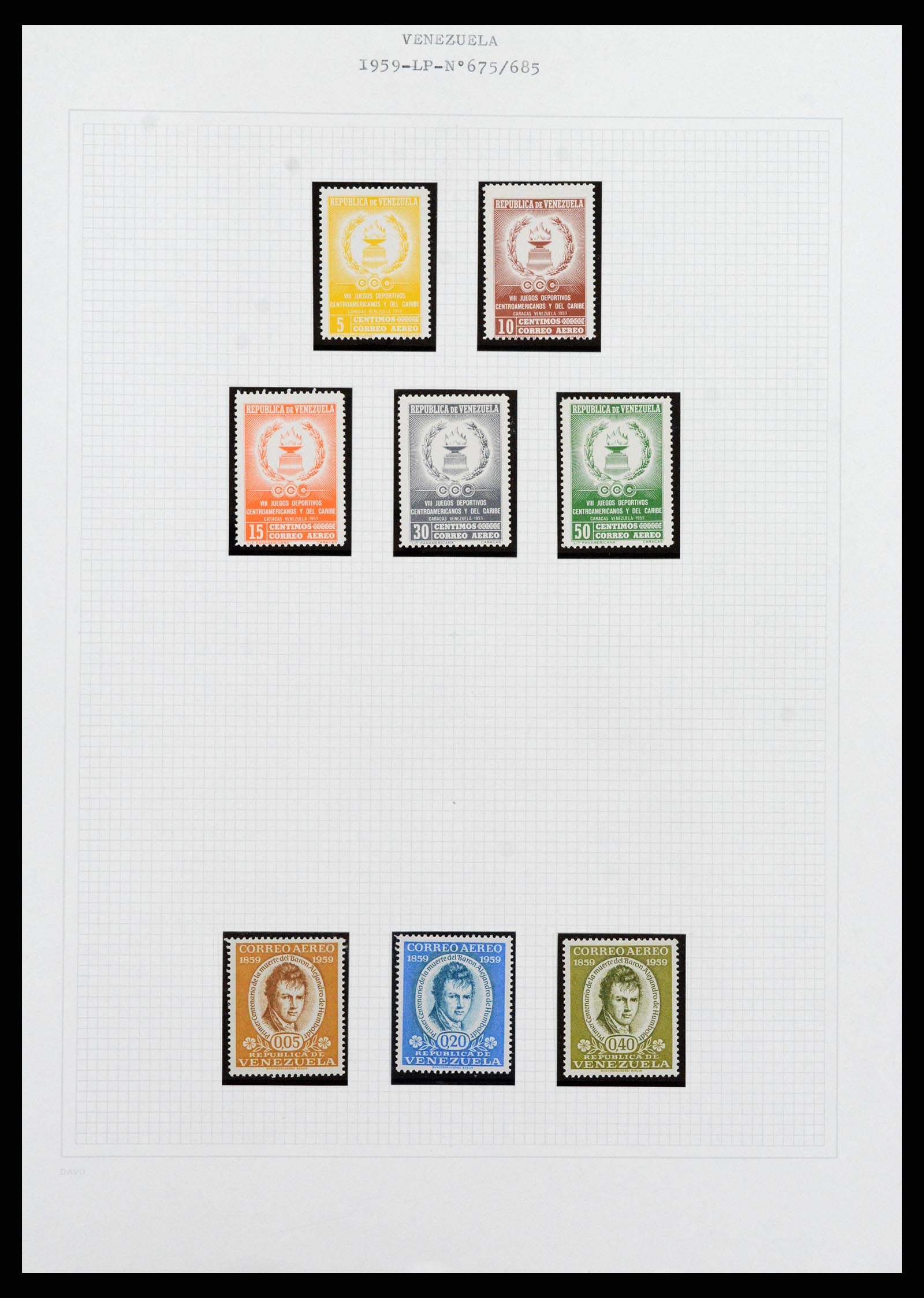 37353 096 - Stamp collection 37353 Venezuela 1880-1960.