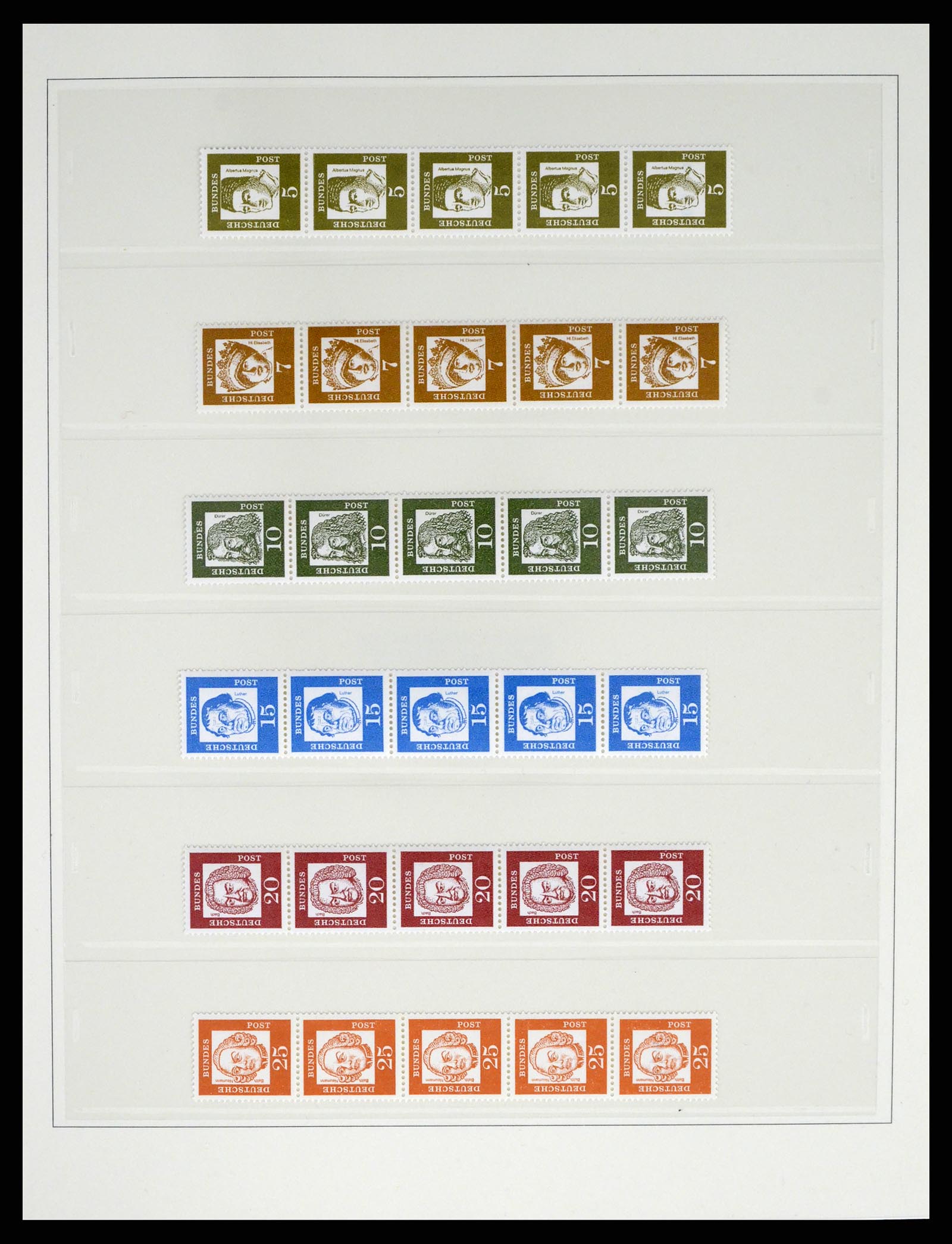 37354 001 - Postzegelverzameling 37354 Bundespost en Berlijn 1955-2000.
