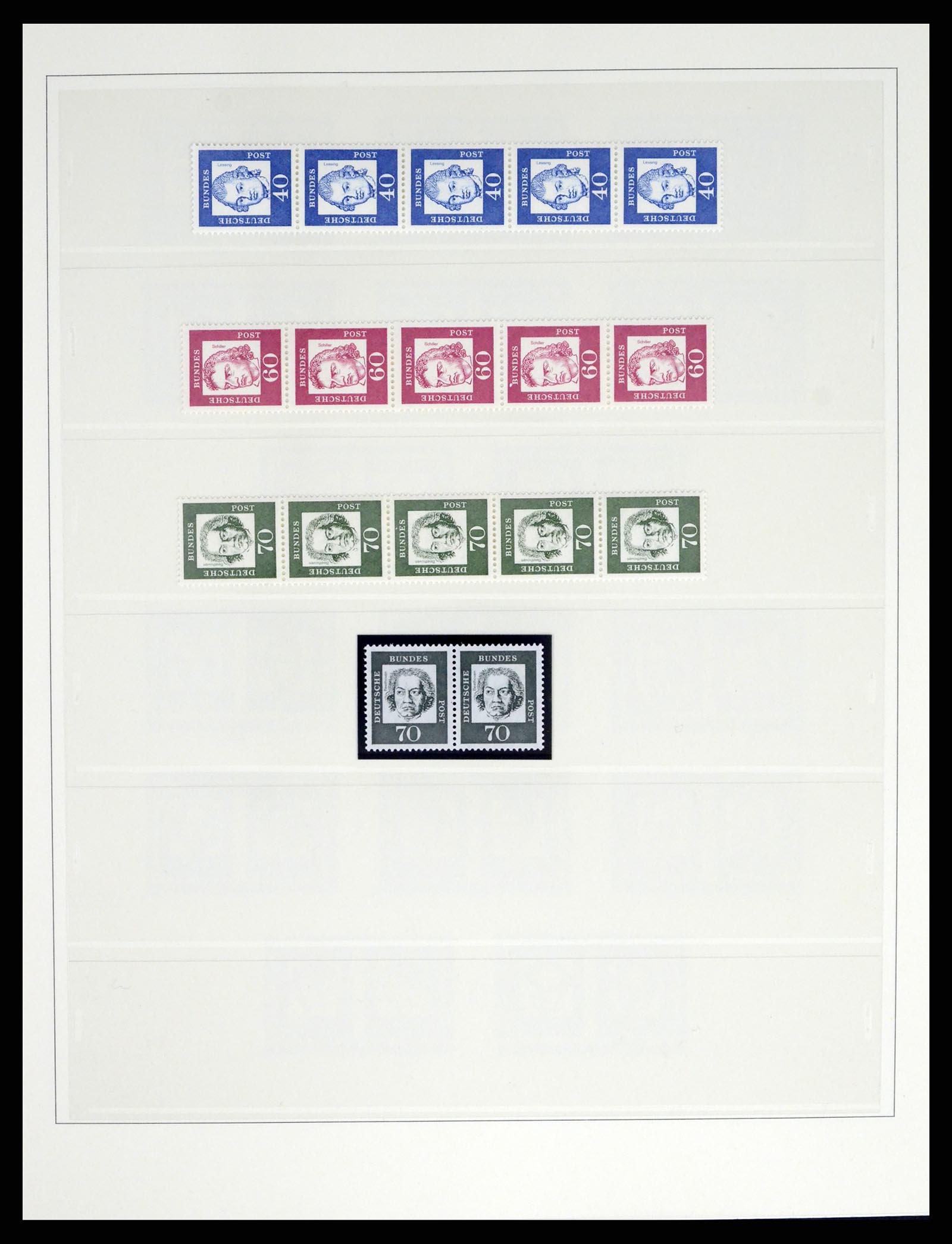 37354 002 - Postzegelverzameling 37354 Bundespost en Berlijn 1955-2000.