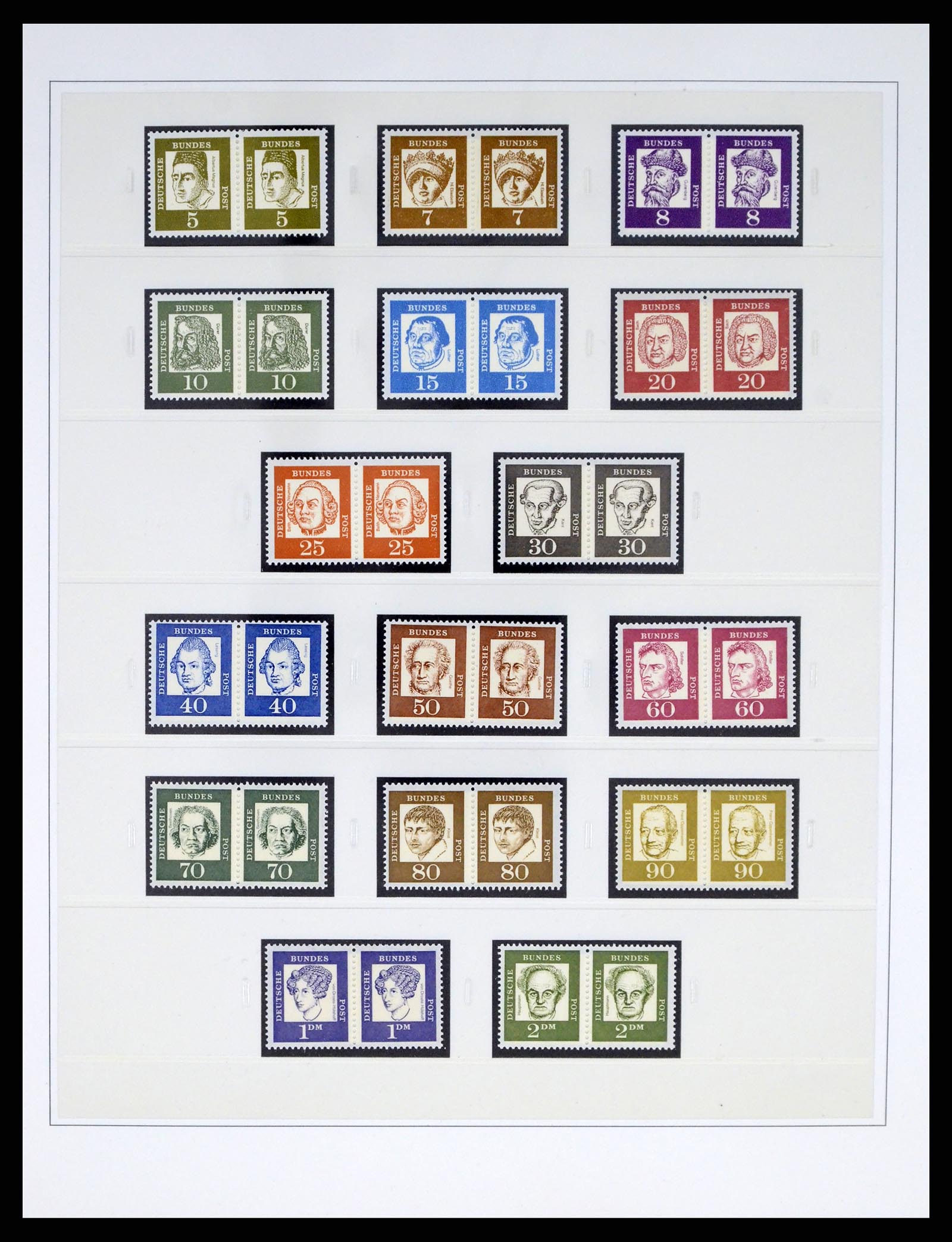 37354 003 - Postzegelverzameling 37354 Bundespost en Berlijn 1955-2000.