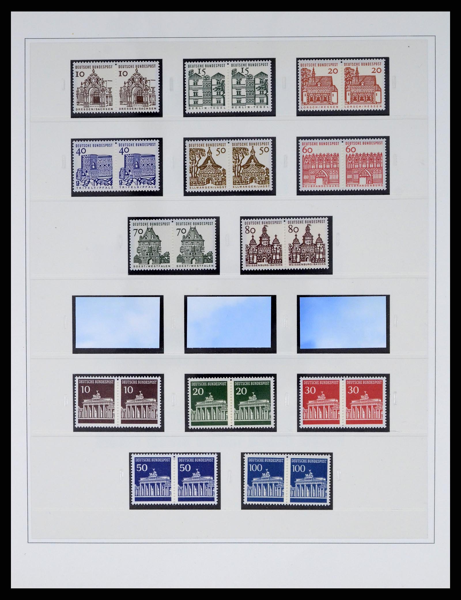 37354 006 - Postzegelverzameling 37354 Bundespost en Berlijn 1955-2000.