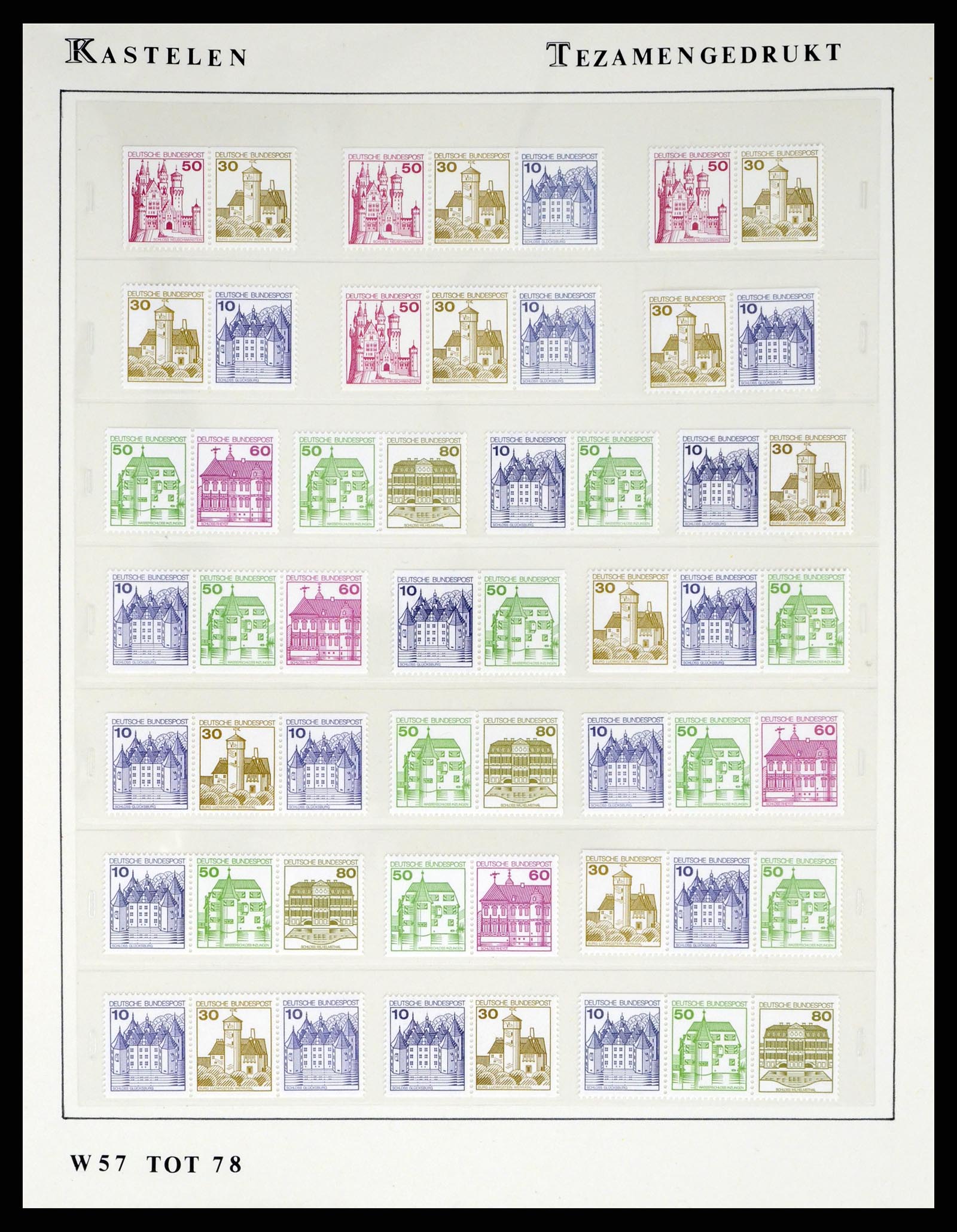 37354 035 - Stamp collection 37354 Bundespost and Berlin 1955-2000.