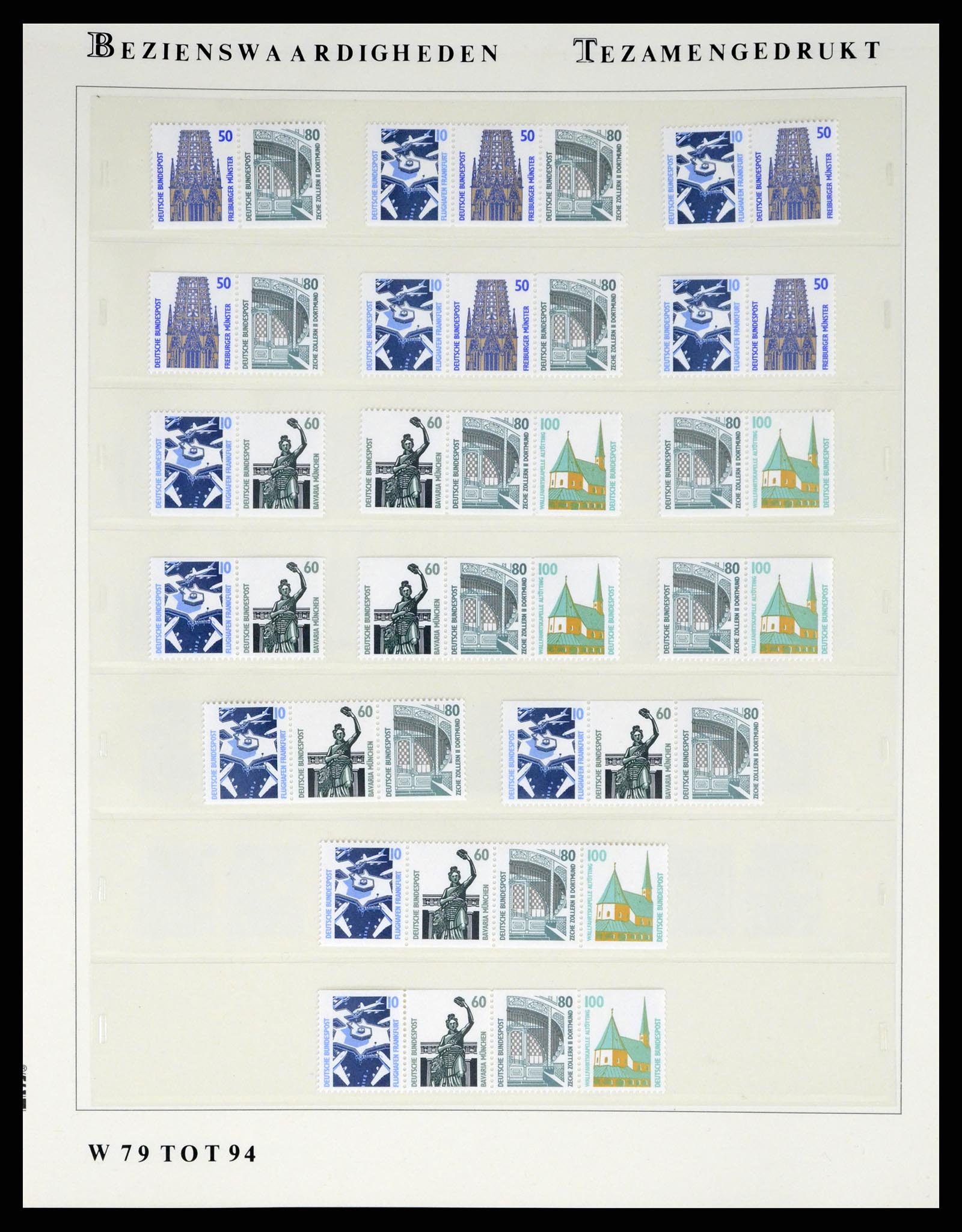 37354 038 - Stamp collection 37354 Bundespost and Berlin 1955-2000.