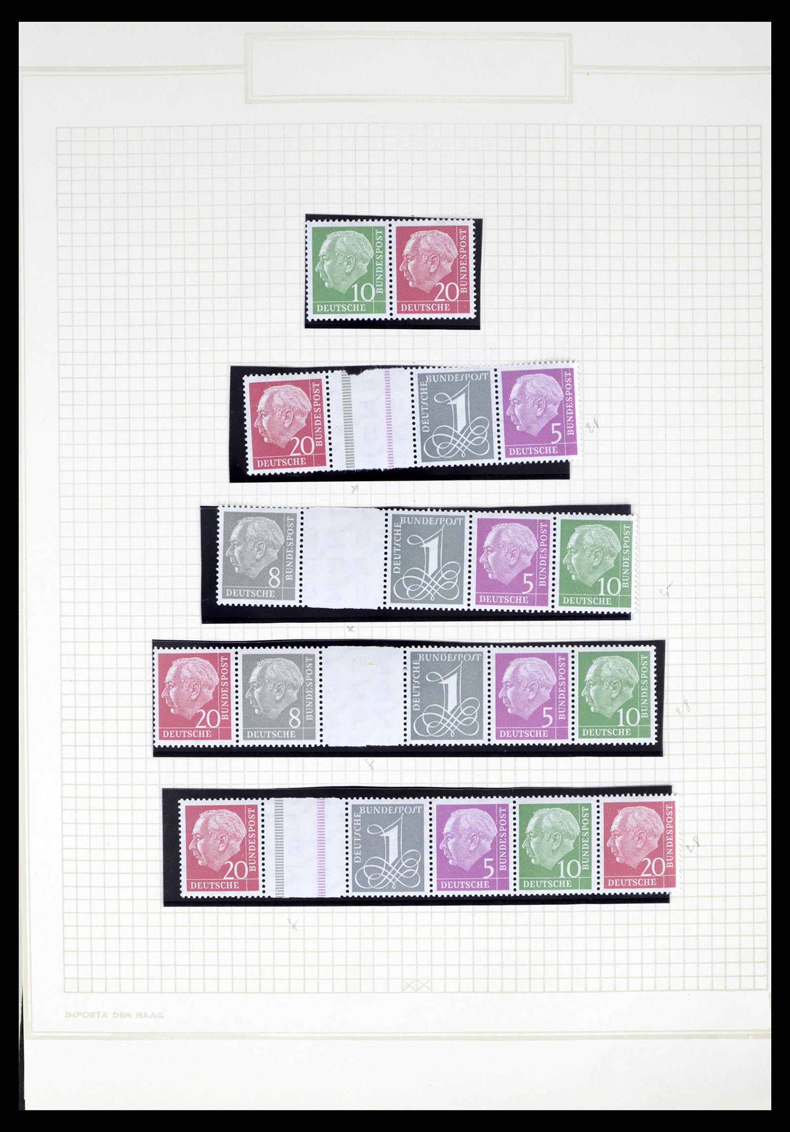 37354 043 - Stamp collection 37354 Bundespost and Berlin 1955-2000.