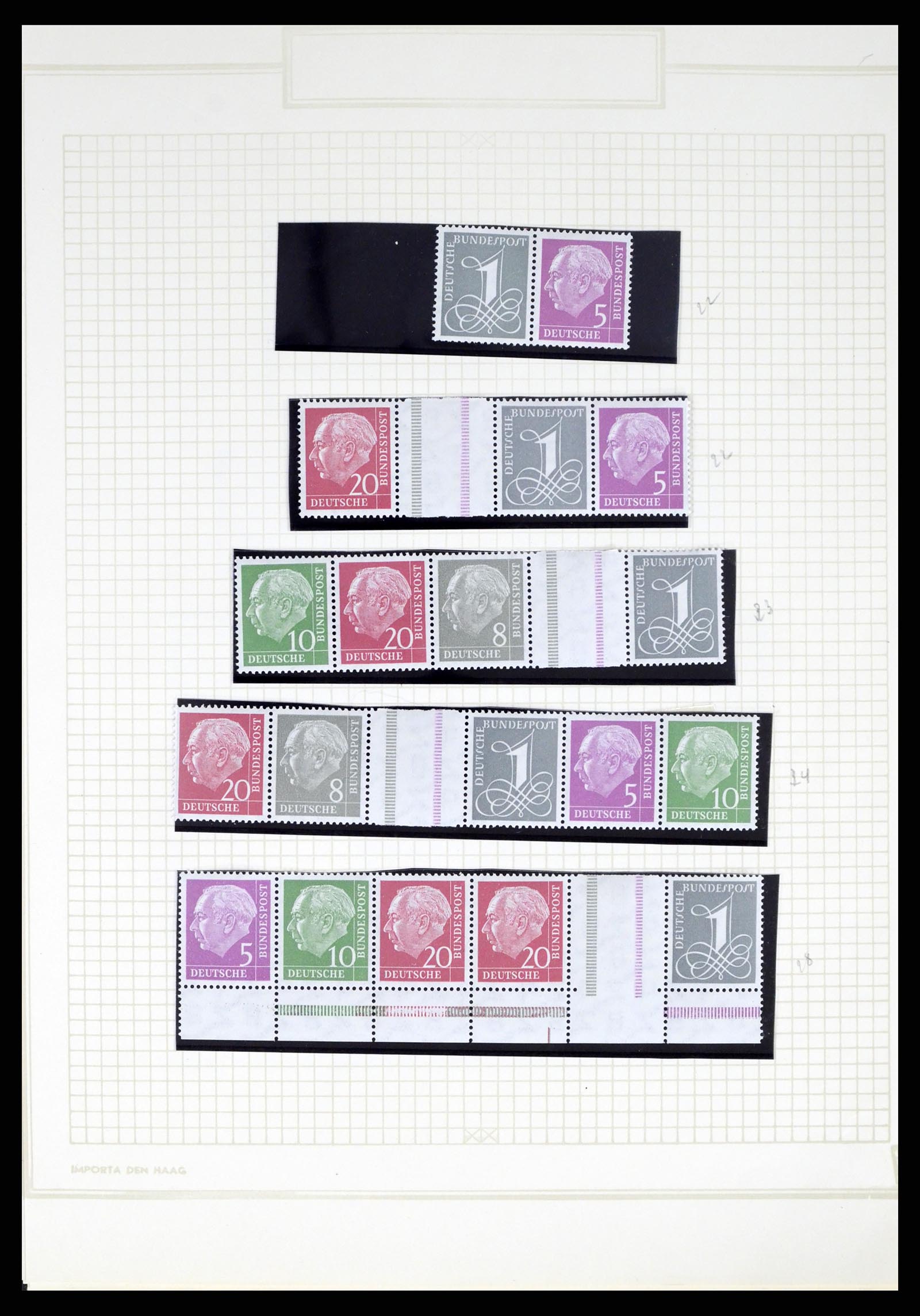 37354 044 - Stamp collection 37354 Bundespost and Berlin 1955-2000.