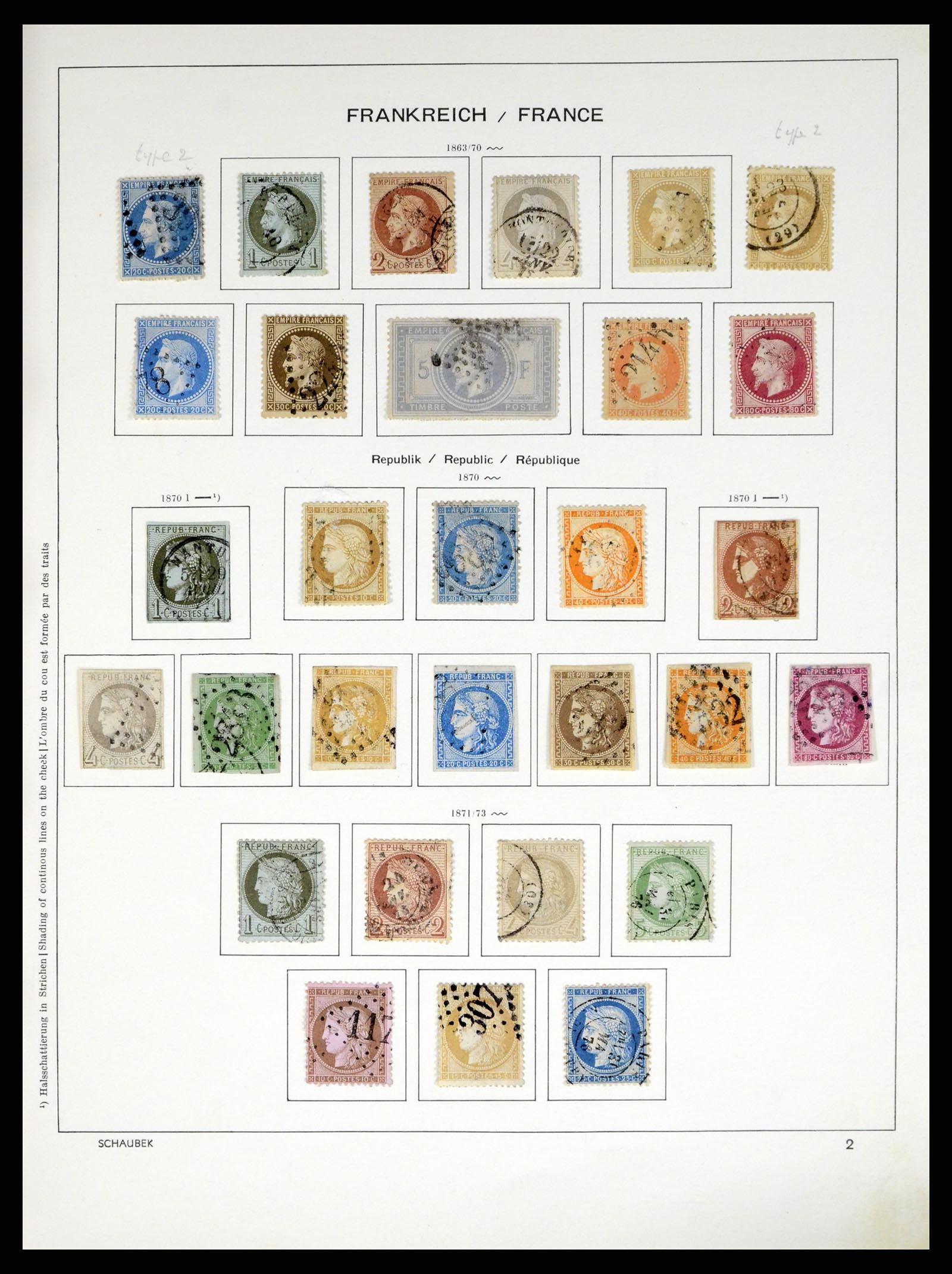 37355 002 - Stamp collection 37355 France 1849-1985.