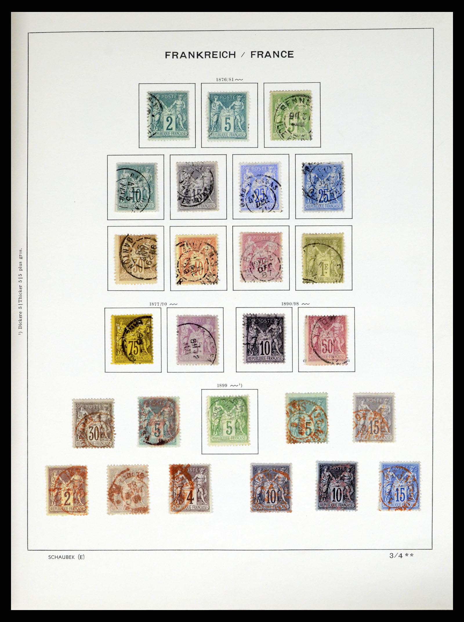 37355 007 - Stamp collection 37355 France 1849-1985.