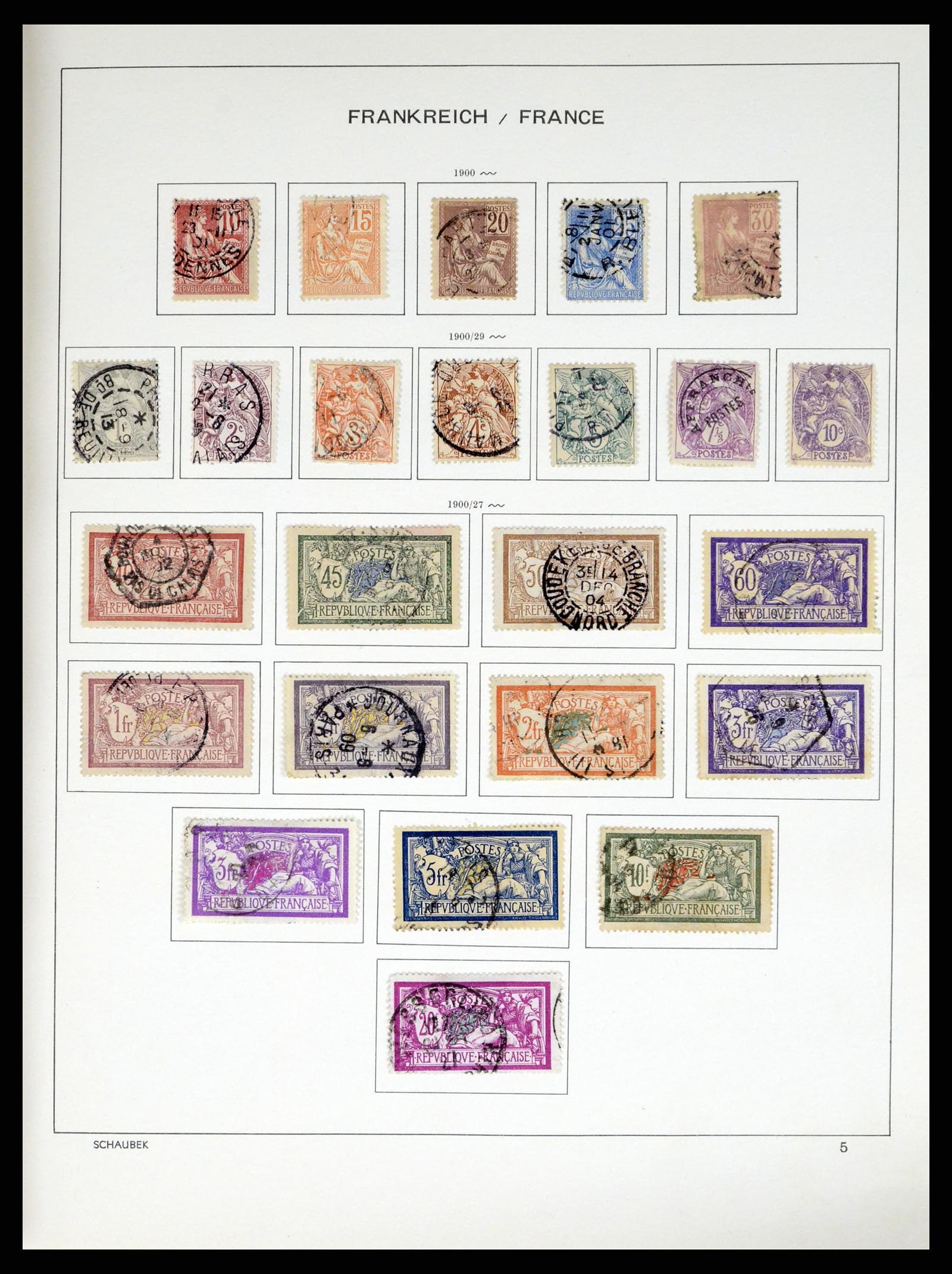37355 008 - Stamp collection 37355 France 1849-1985.