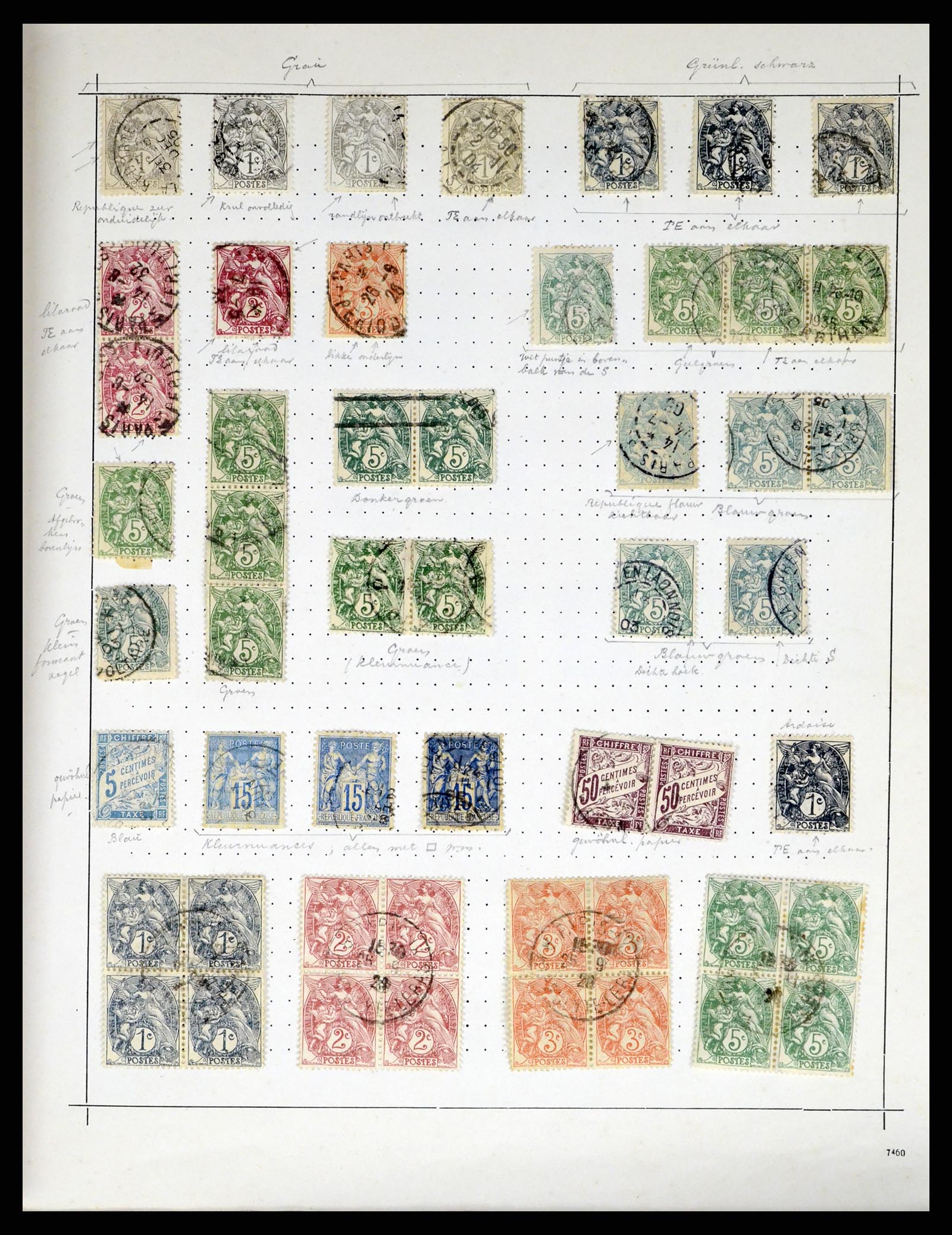 37355 009 - Stamp collection 37355 France 1849-1985.