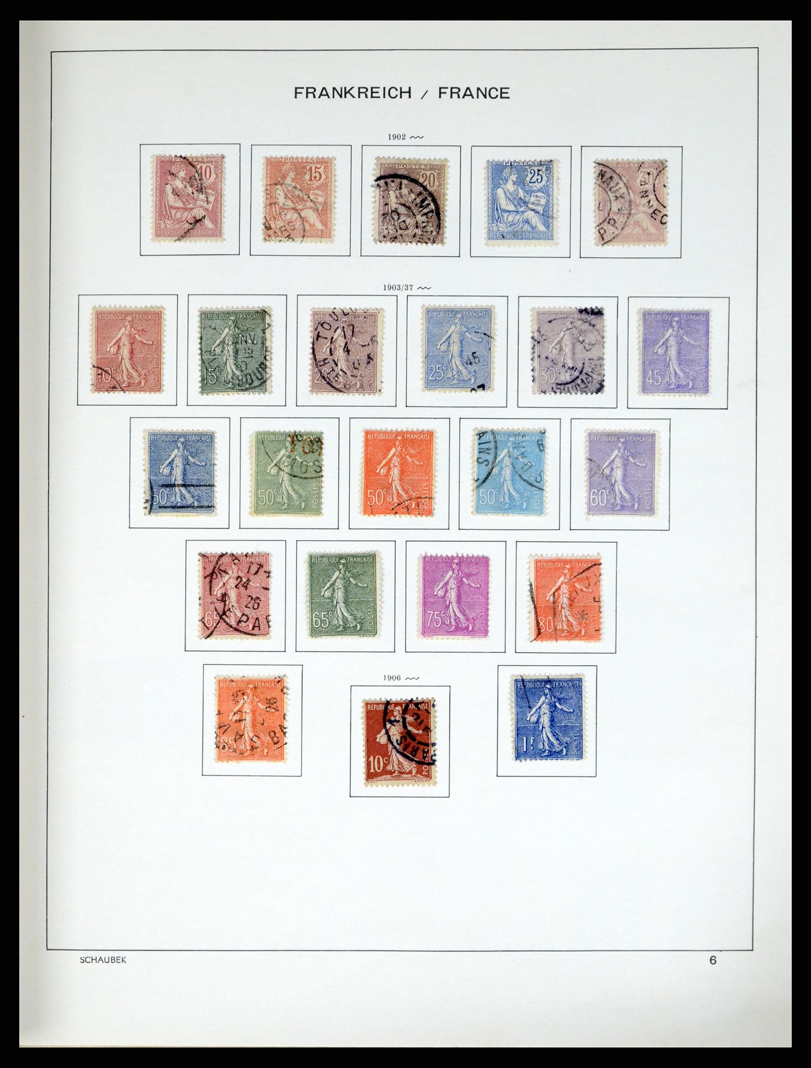 37355 013 - Stamp collection 37355 France 1849-1985.