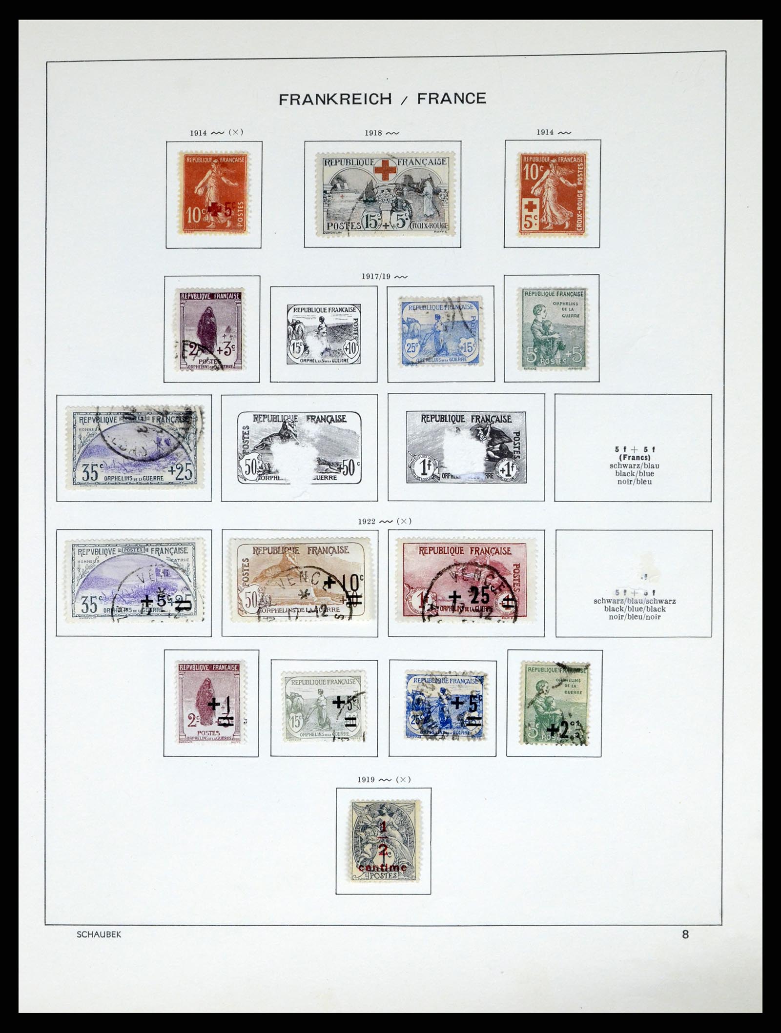 37355 021 - Stamp collection 37355 France 1849-1985.