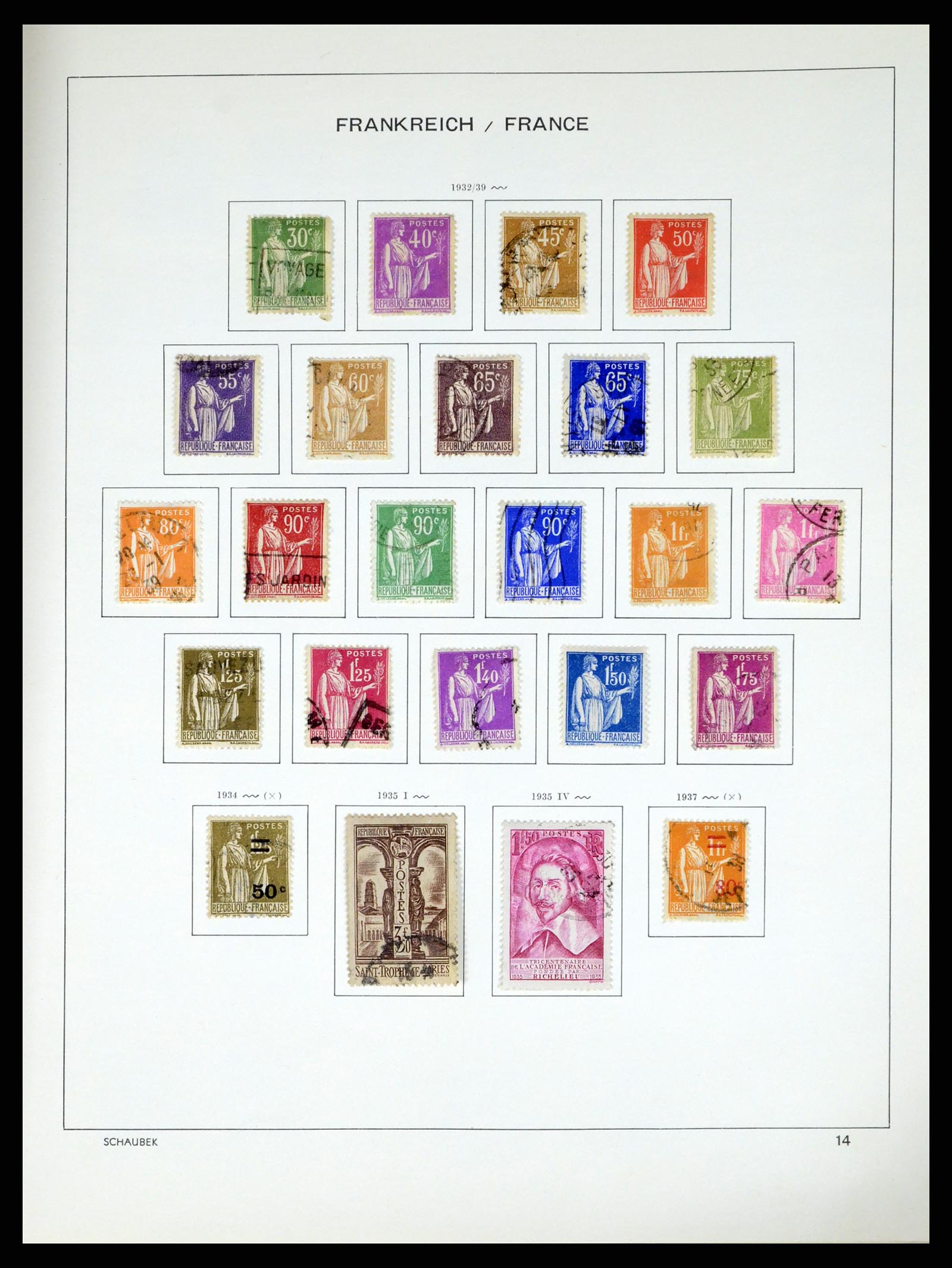 37355 028 - Stamp collection 37355 France 1849-1985.