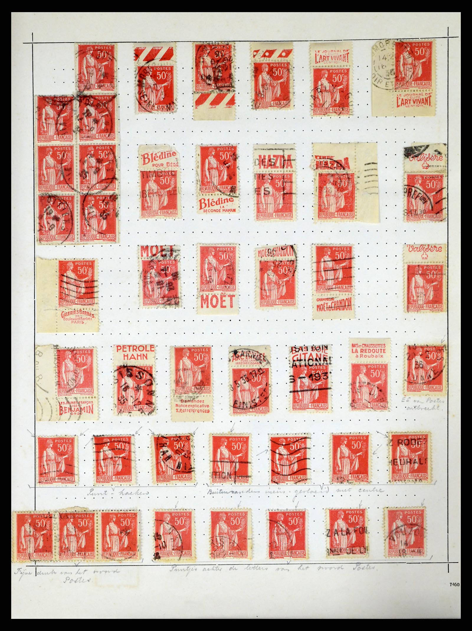 37355 030 - Stamp collection 37355 France 1849-1985.