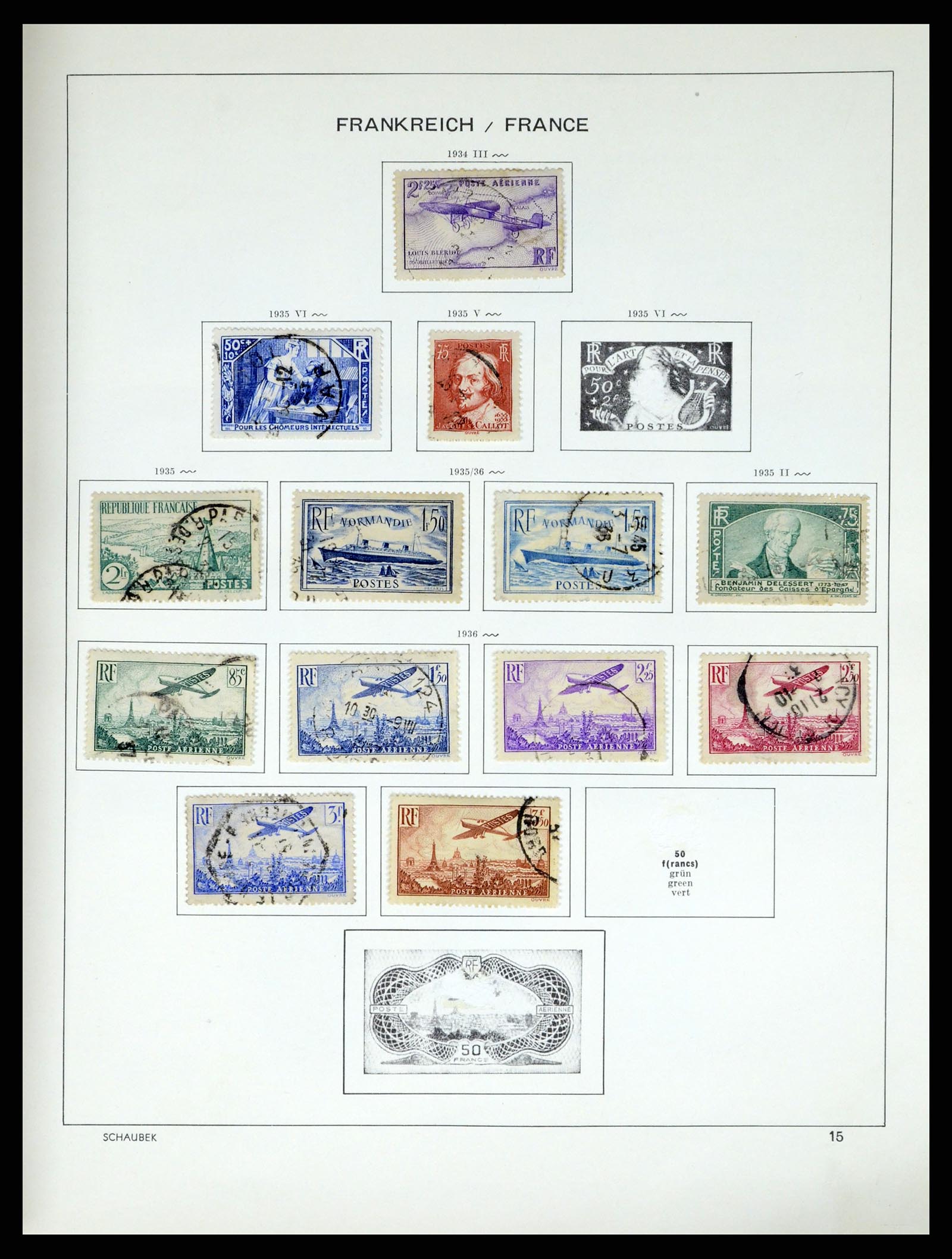 37355 032 - Stamp collection 37355 France 1849-1985.