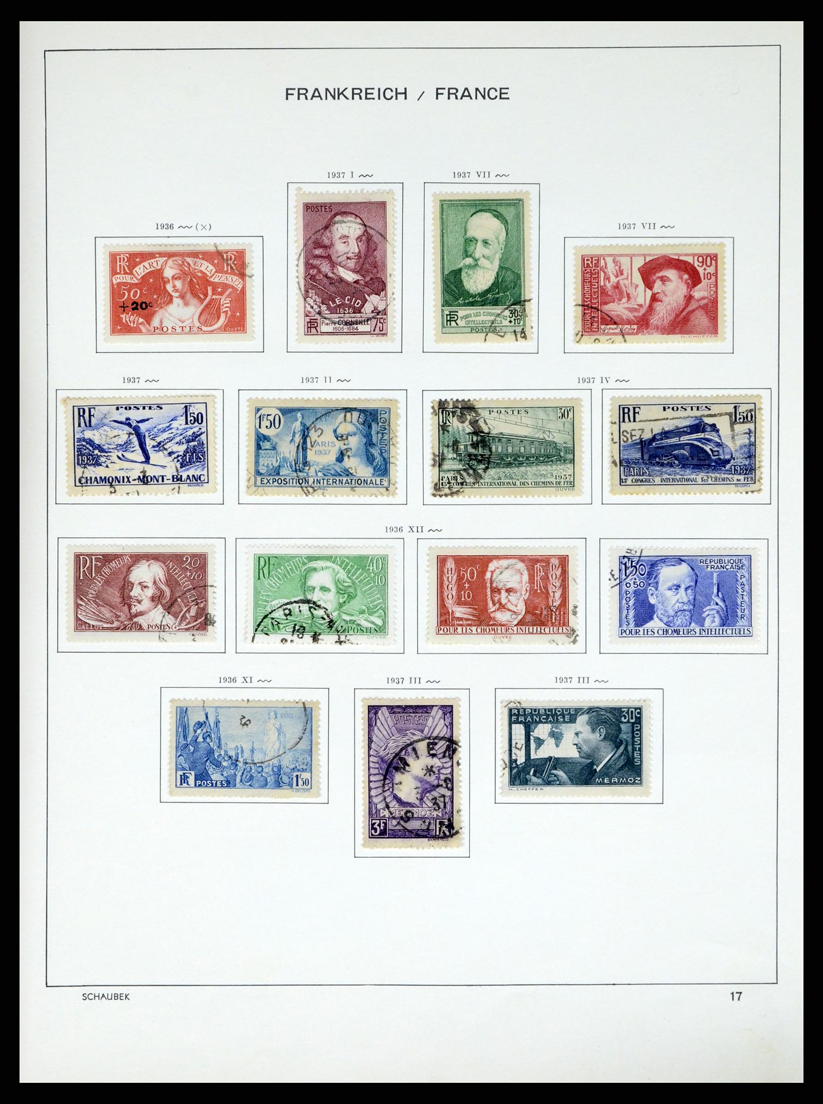 37355 034 - Stamp collection 37355 France 1849-1985.