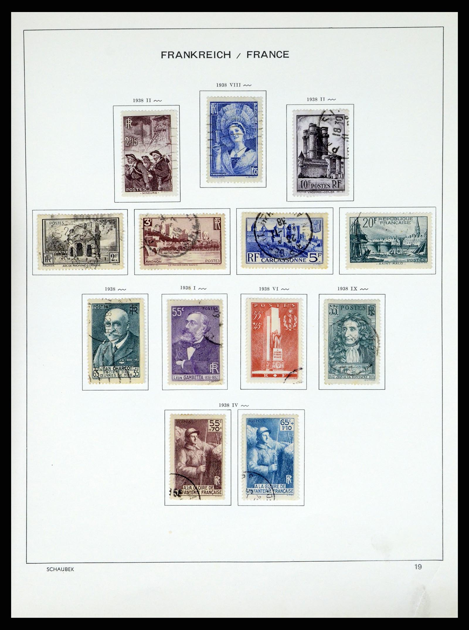37355 036 - Stamp collection 37355 France 1849-1985.