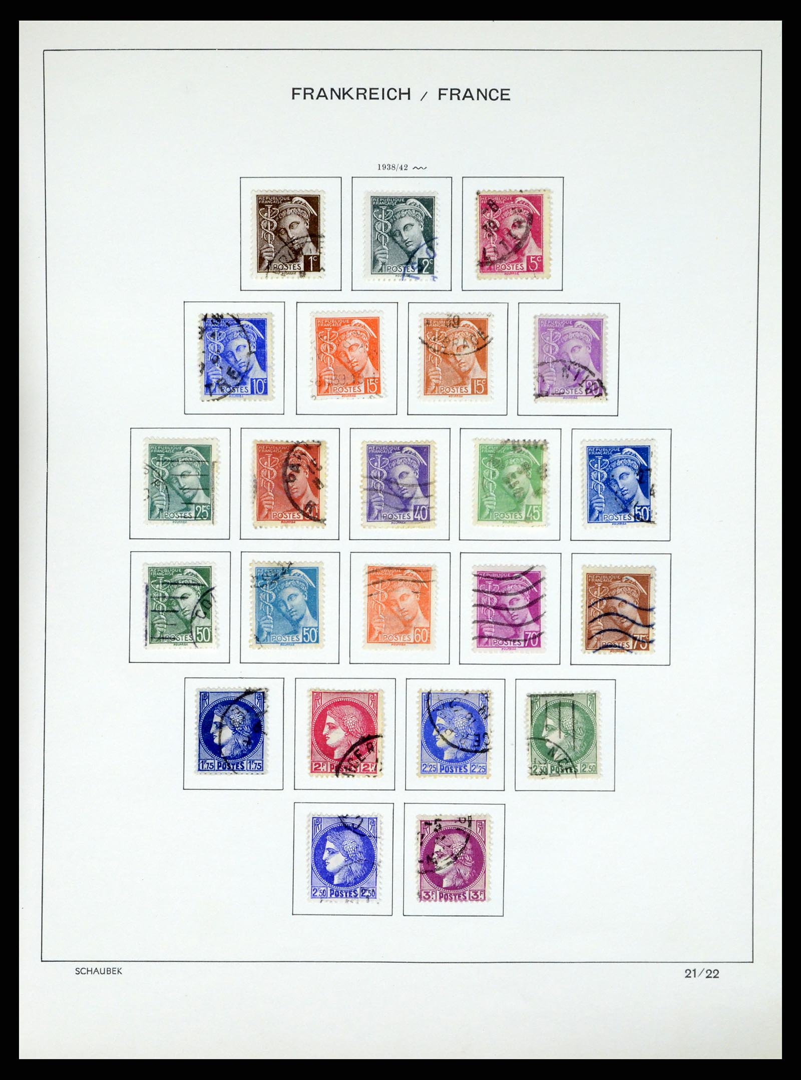 37355 038 - Stamp collection 37355 France 1849-1985.