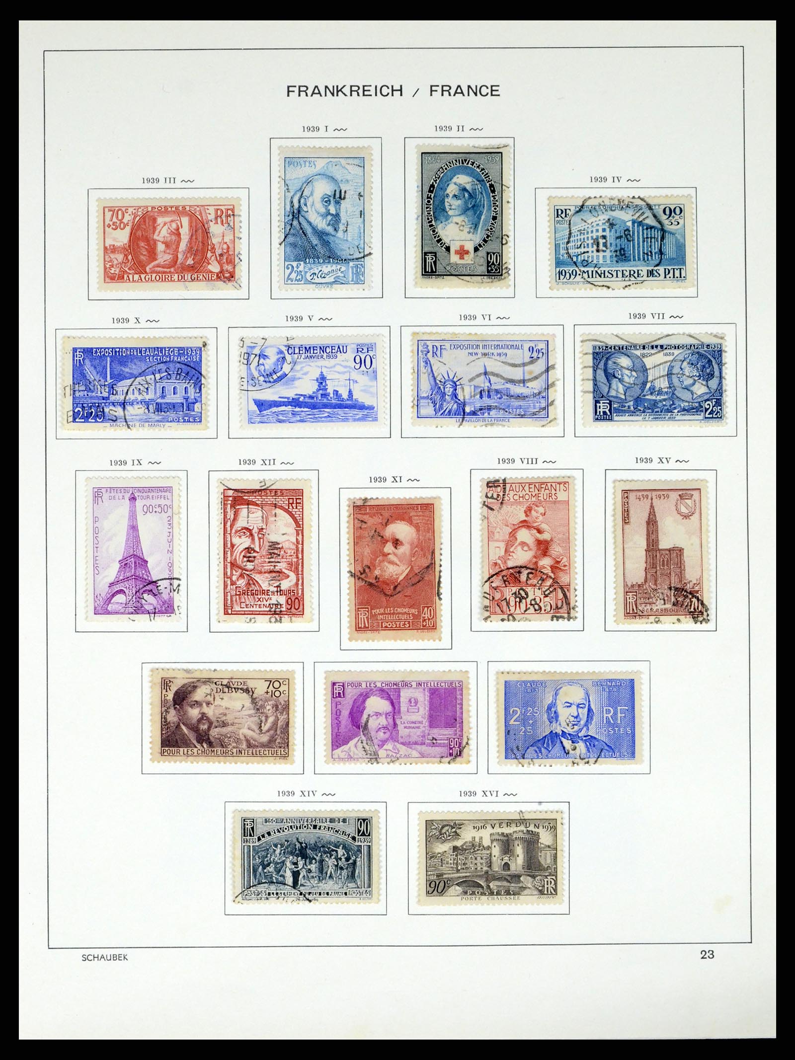 37355 039 - Stamp collection 37355 France 1849-1985.