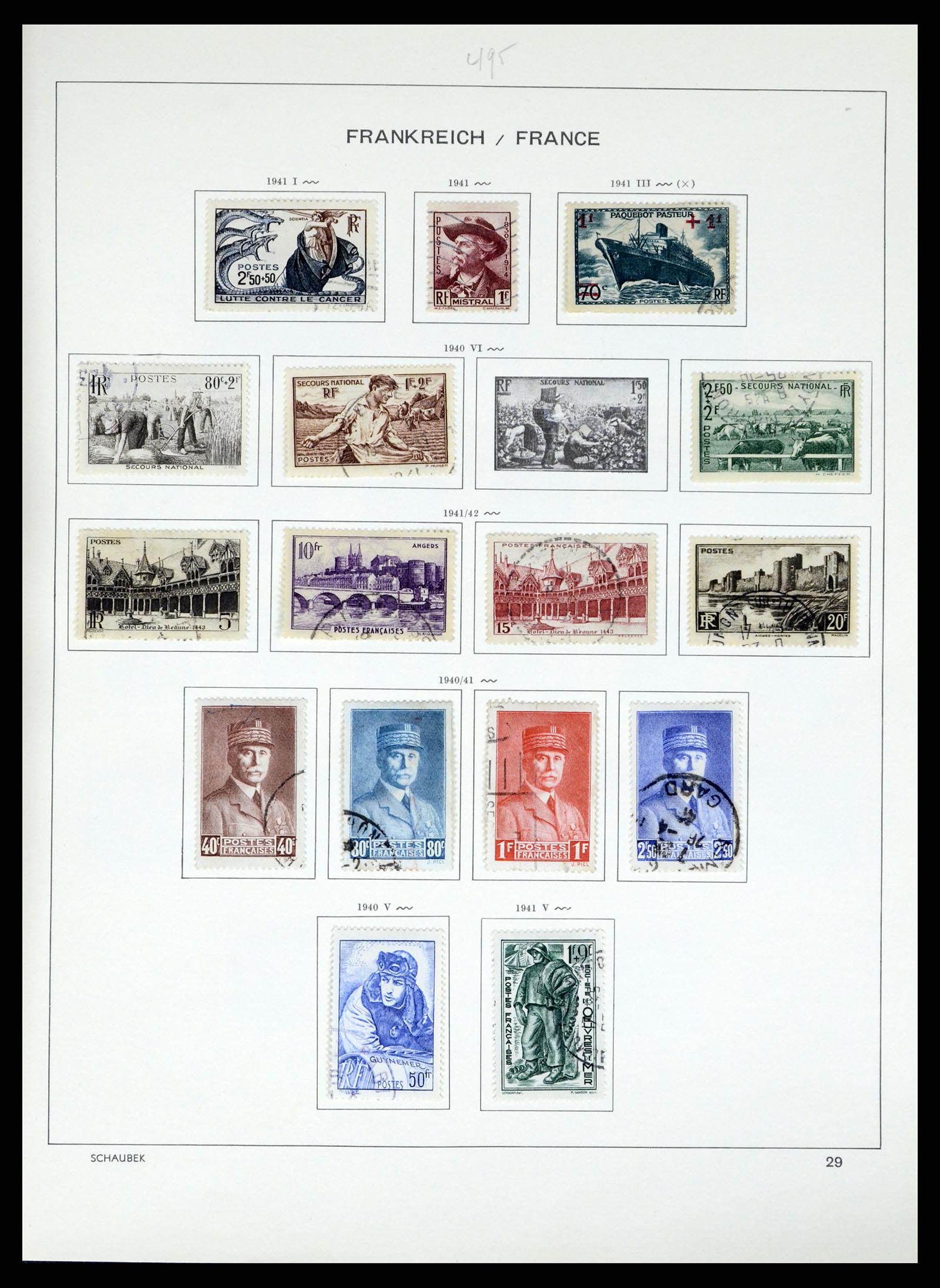 37355 043 - Stamp collection 37355 France 1849-1985.