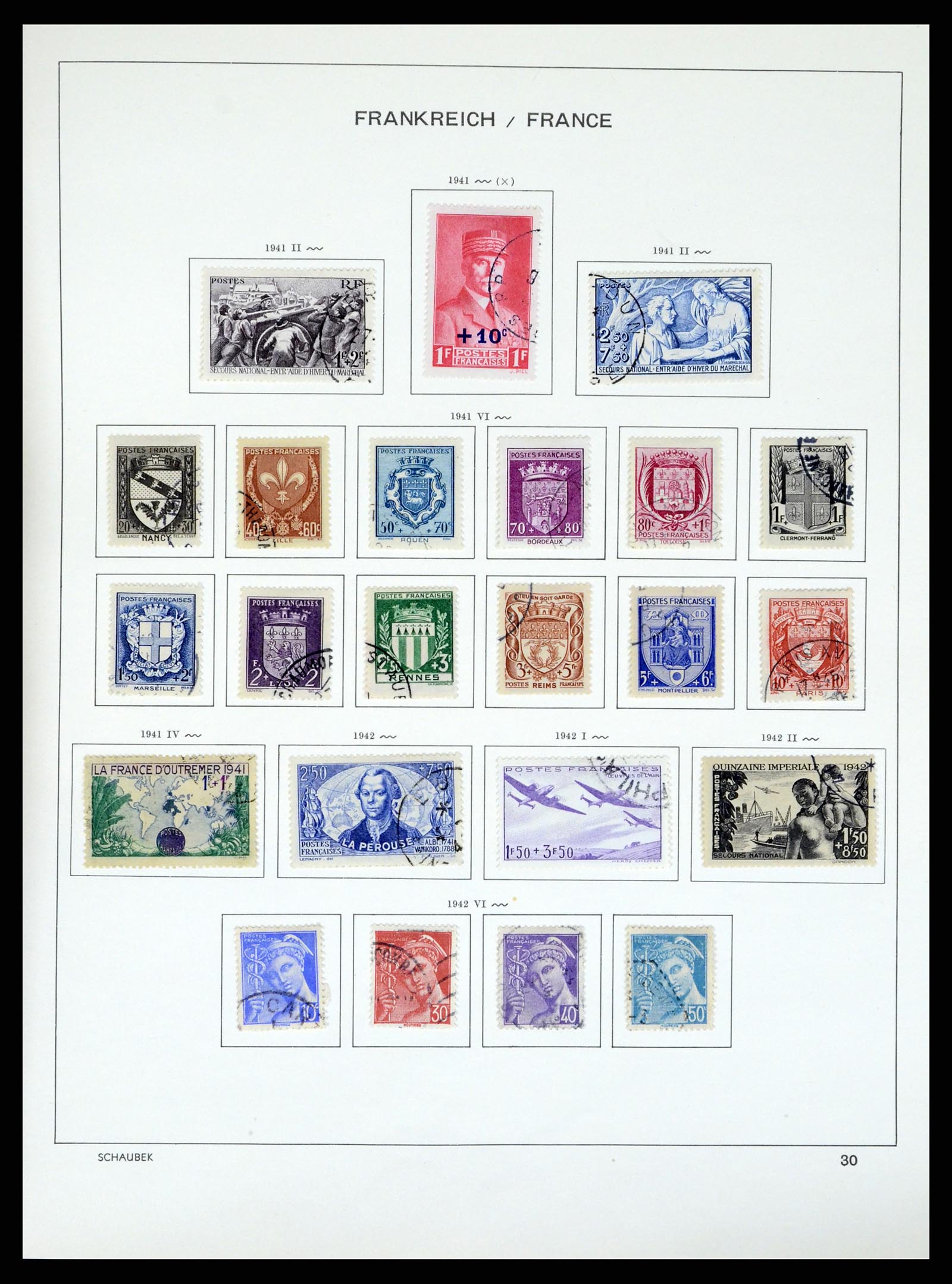 37355 044 - Stamp collection 37355 France 1849-1985.