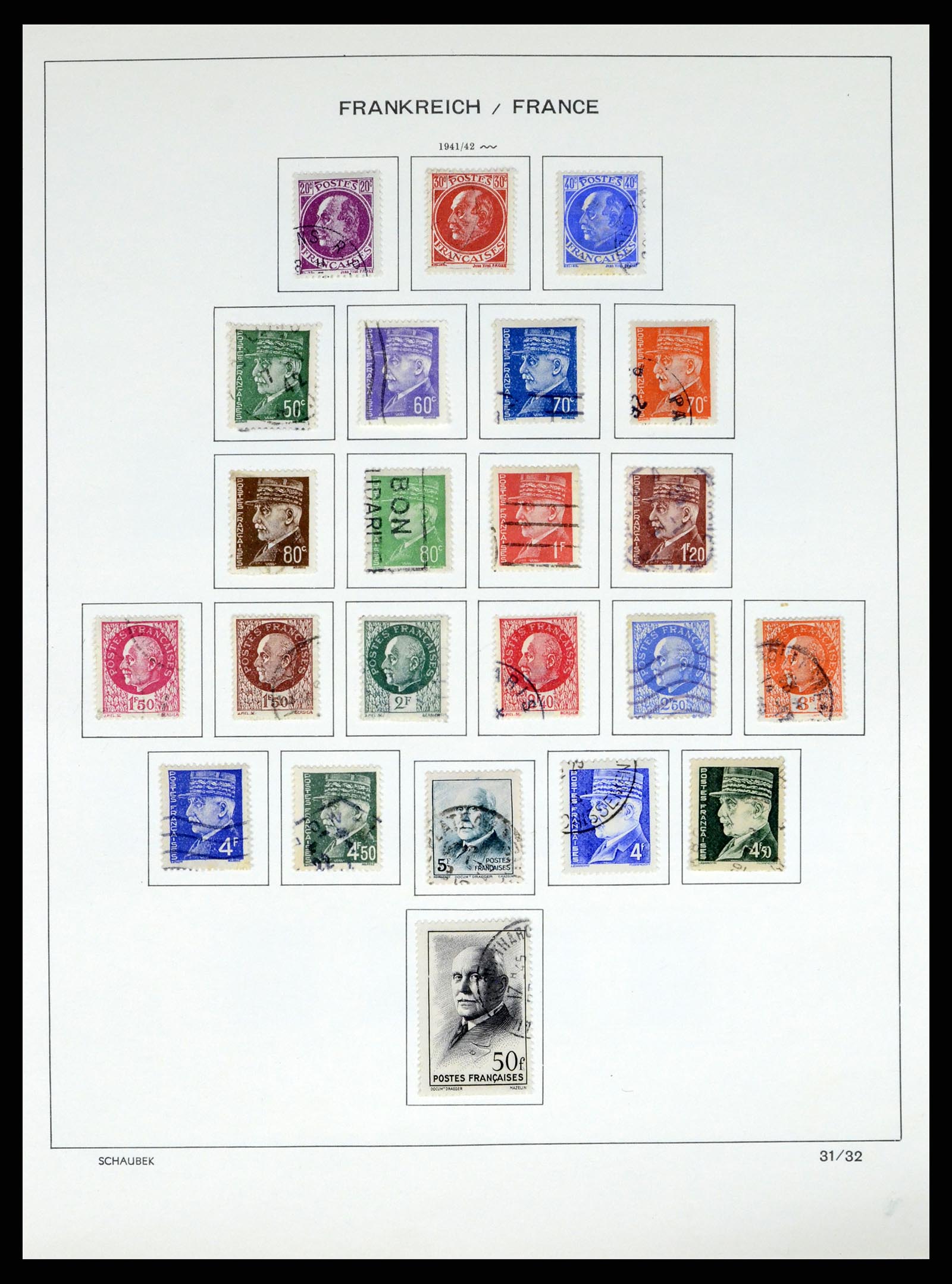 37355 045 - Stamp collection 37355 France 1849-1985.