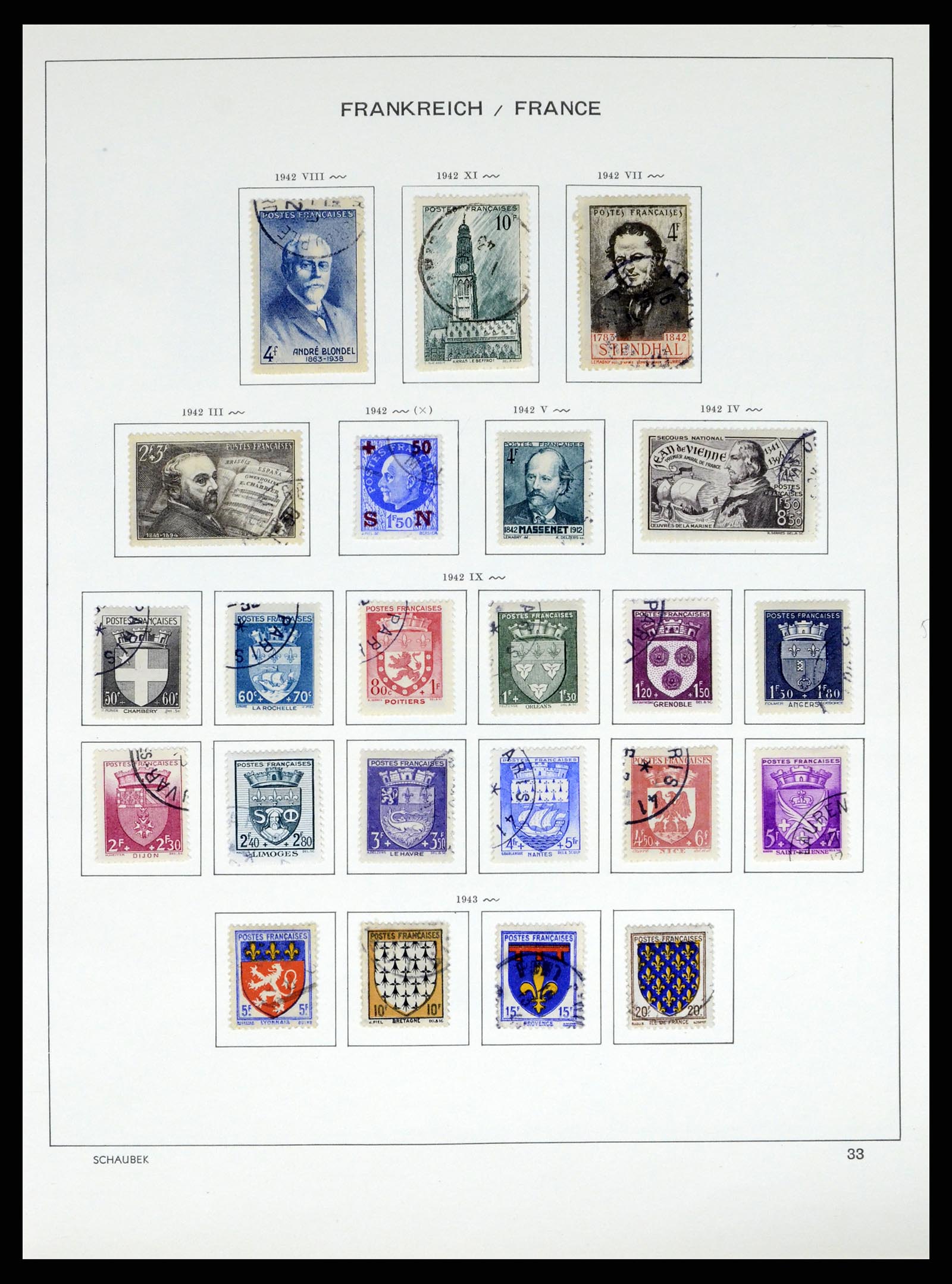 37355 046 - Stamp collection 37355 France 1849-1985.