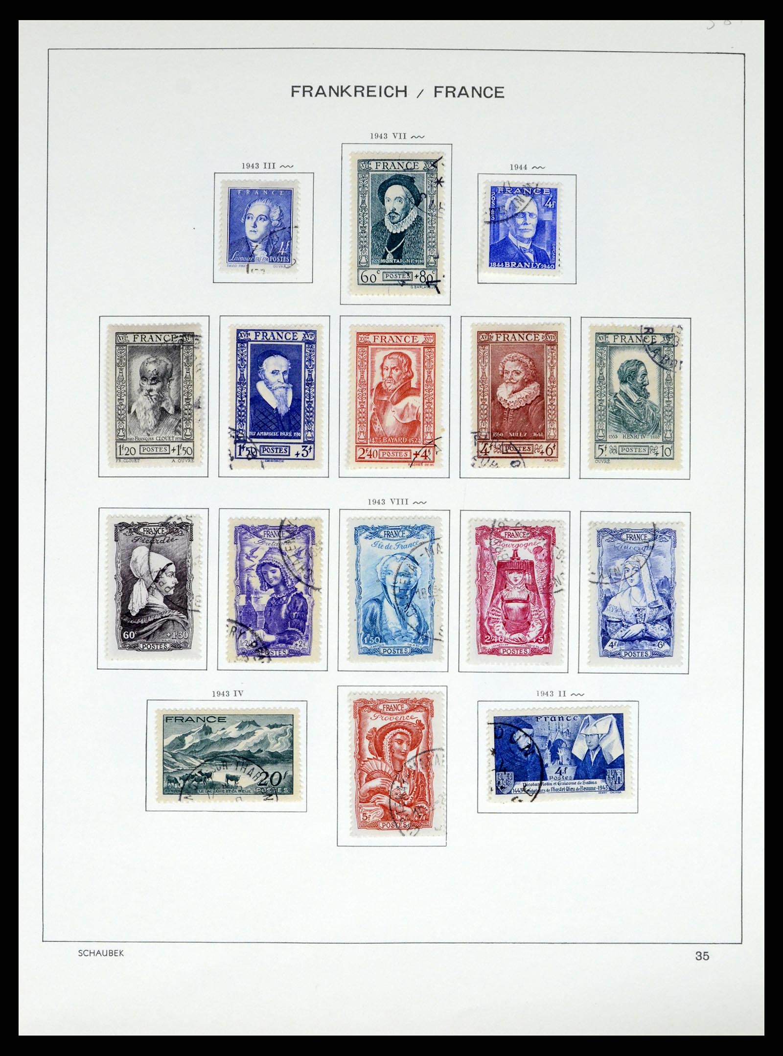 37355 048 - Stamp collection 37355 France 1849-1985.