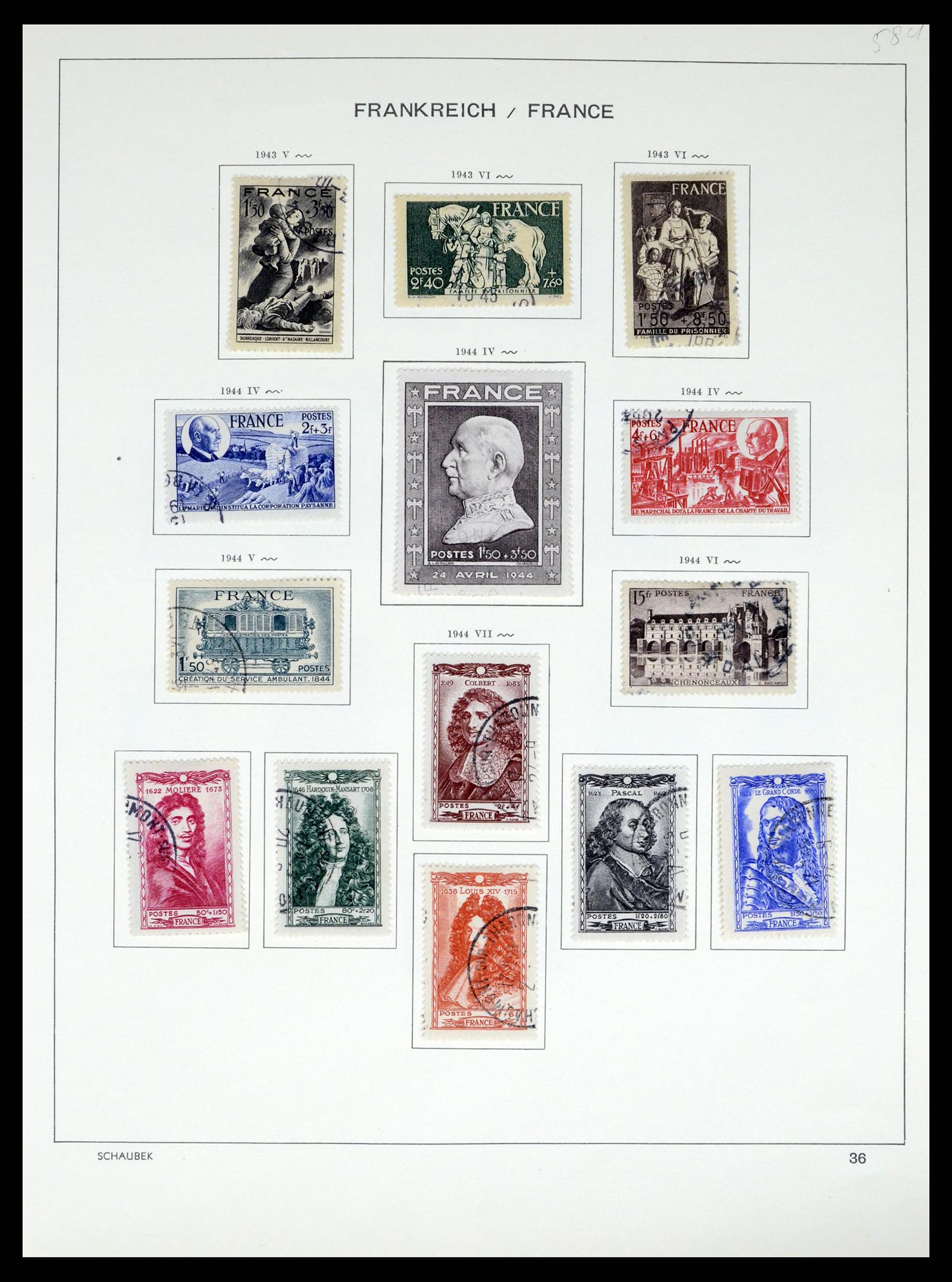 37355 049 - Stamp collection 37355 France 1849-1985.