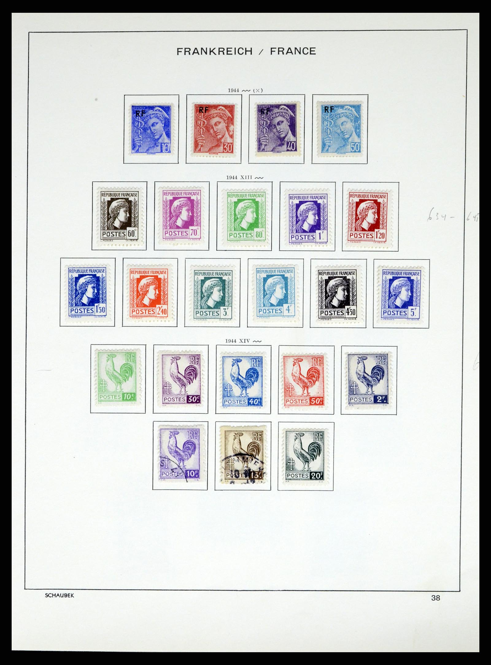 37355 051 - Stamp collection 37355 France 1849-1985.
